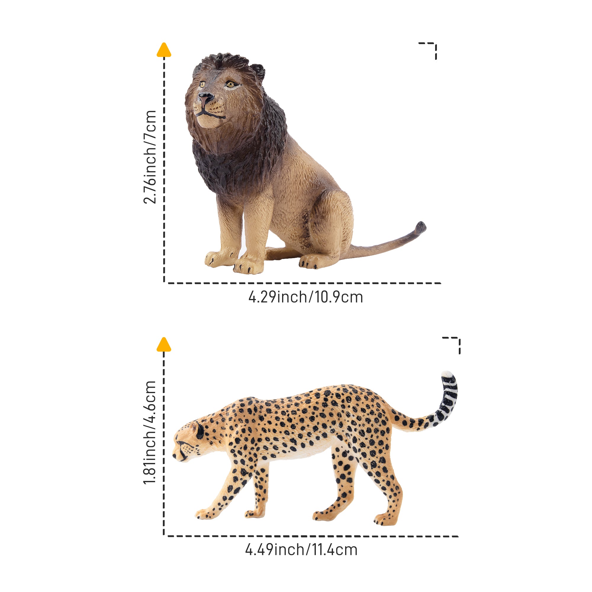 5-Piece Safari Animal Figurines Playset-4