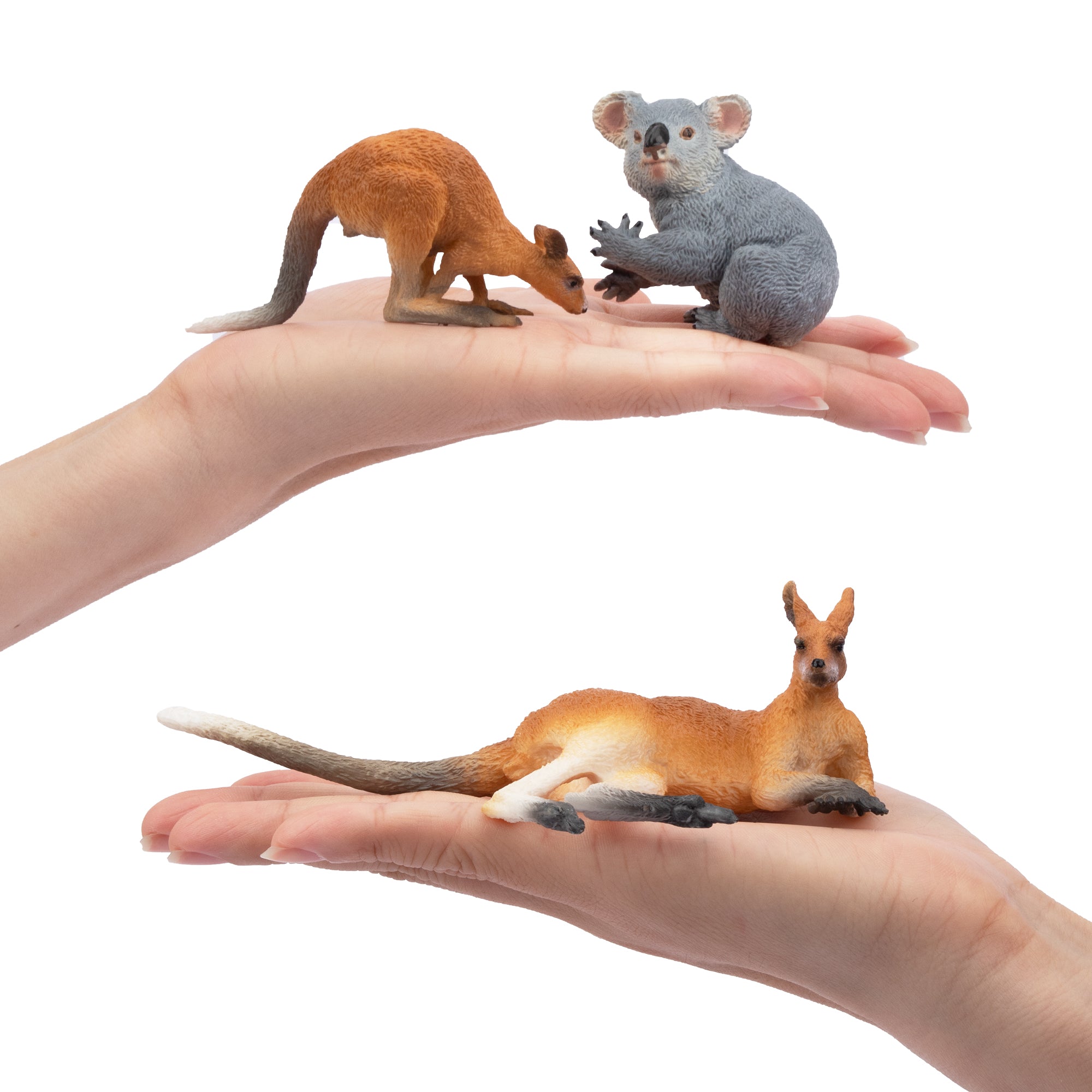 7-Piece Australian Wildlife Figurines Playset with Koala & Kangaroo-on hand