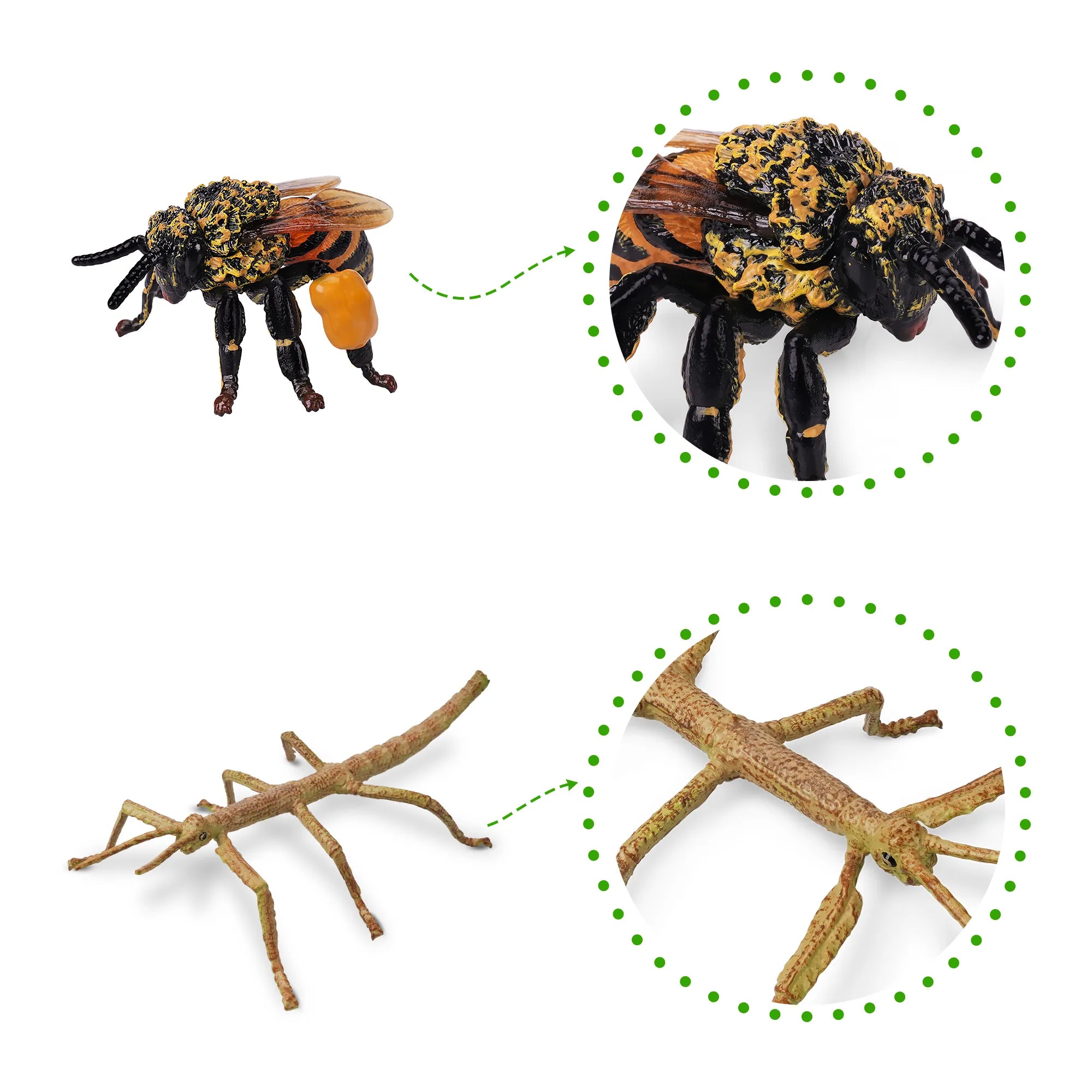 7-Piece Garden Insect Figurines Set - detail2