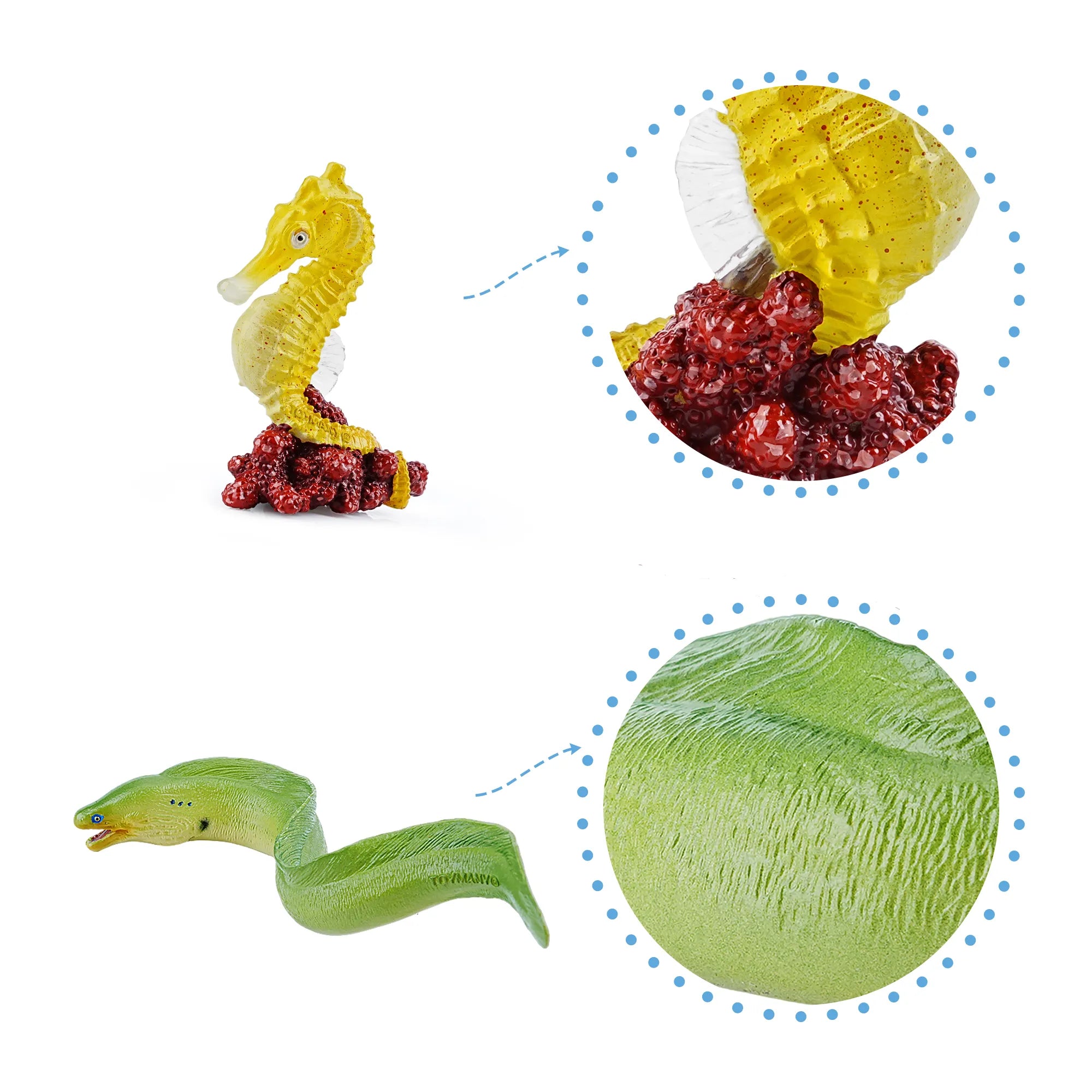 8-teiliges Ozeanische-Tierfiguren-Set