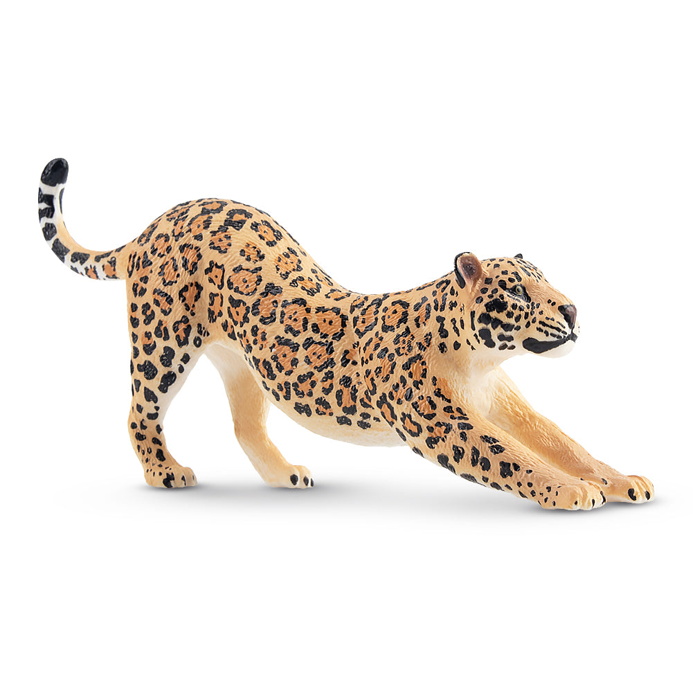 Toymany Stretching Male Jaguar Figurine Toy
