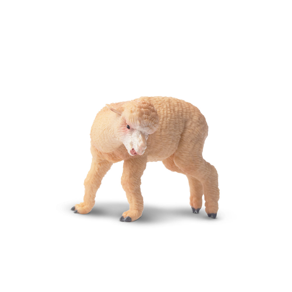Toymany Lying Alpaca Baby Figurine Toy
