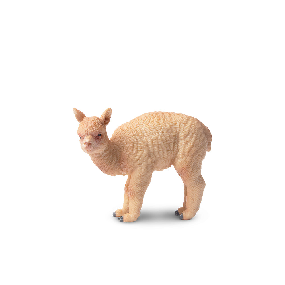 Toymany Standing Alpaca Baby Figurine Toy