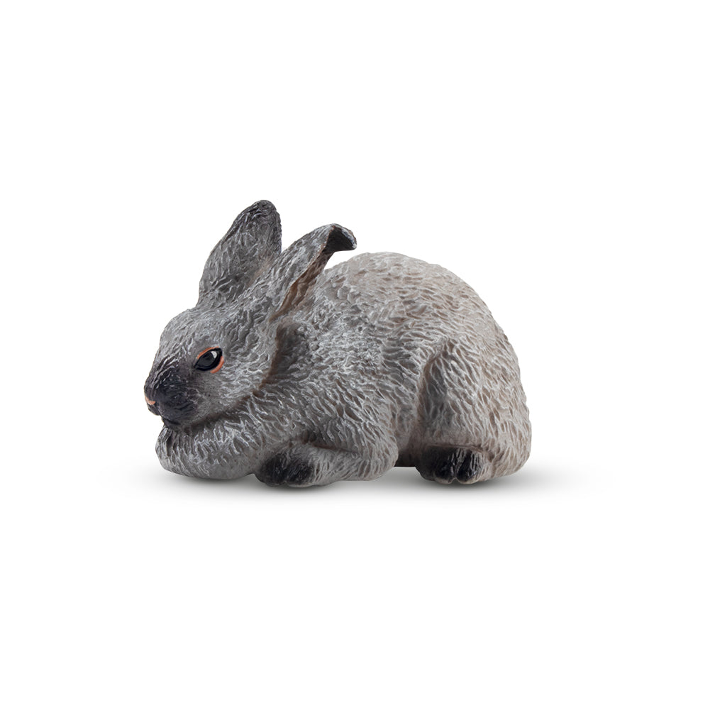 Toymany Champagne D'Argent Rabbit Figurine Toy