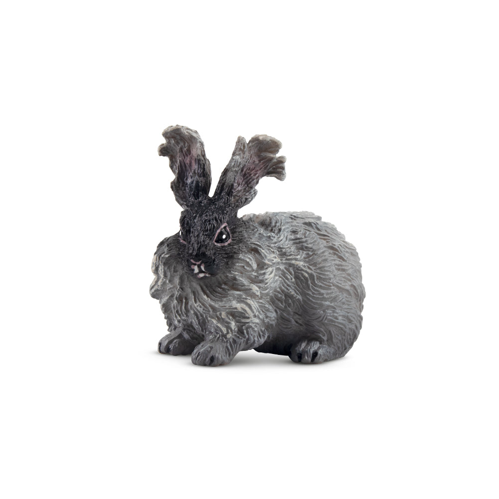 Toymany Angora Rabbit Figurine Toy