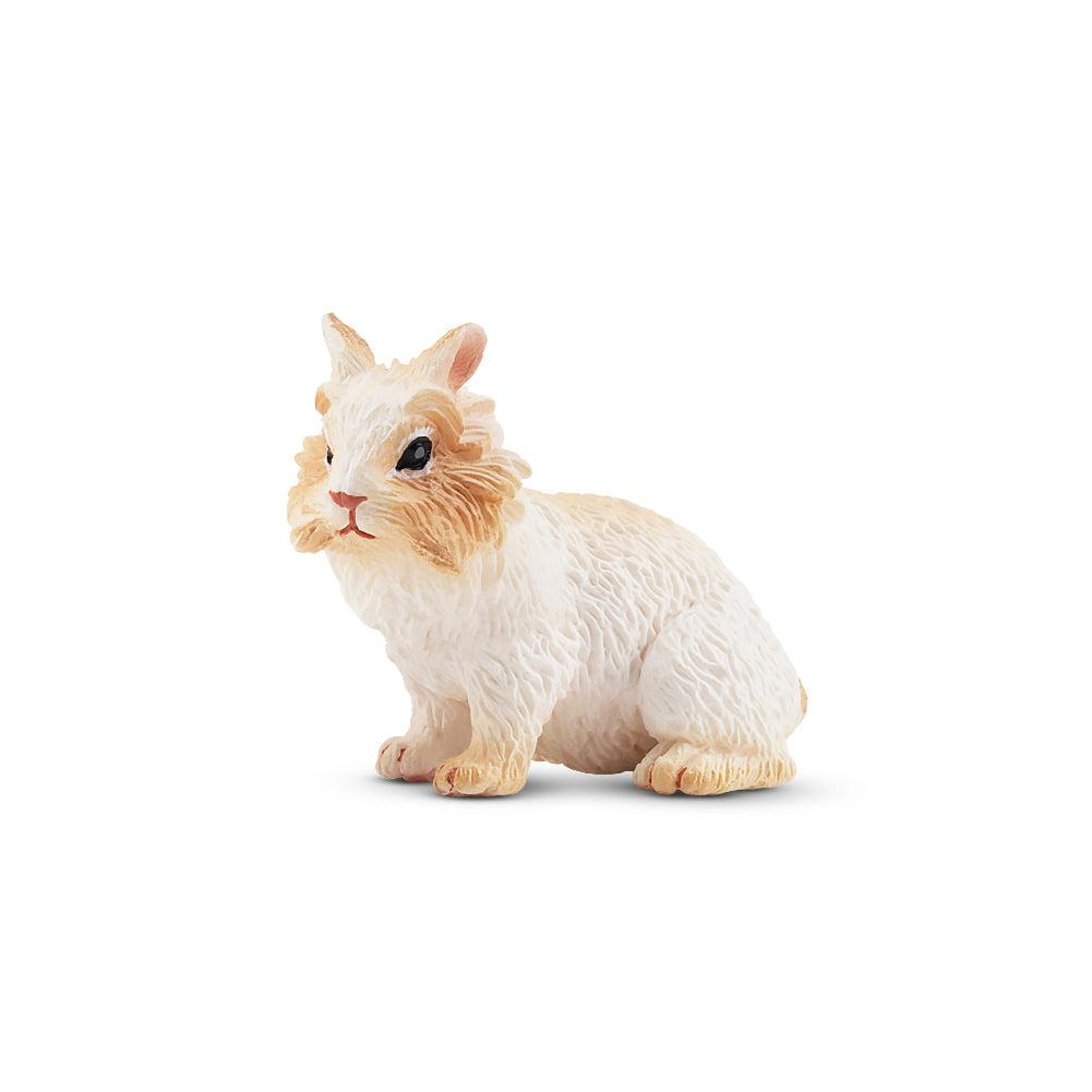 Lionhead Rabbit Figurine: Luxurious Mane, Lovable Mien | Toymany