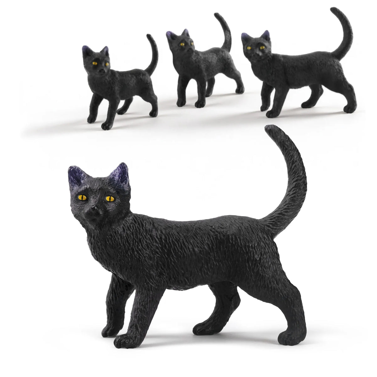 Mini Wonders 30-Piece Black Cat Figurines Pack-1