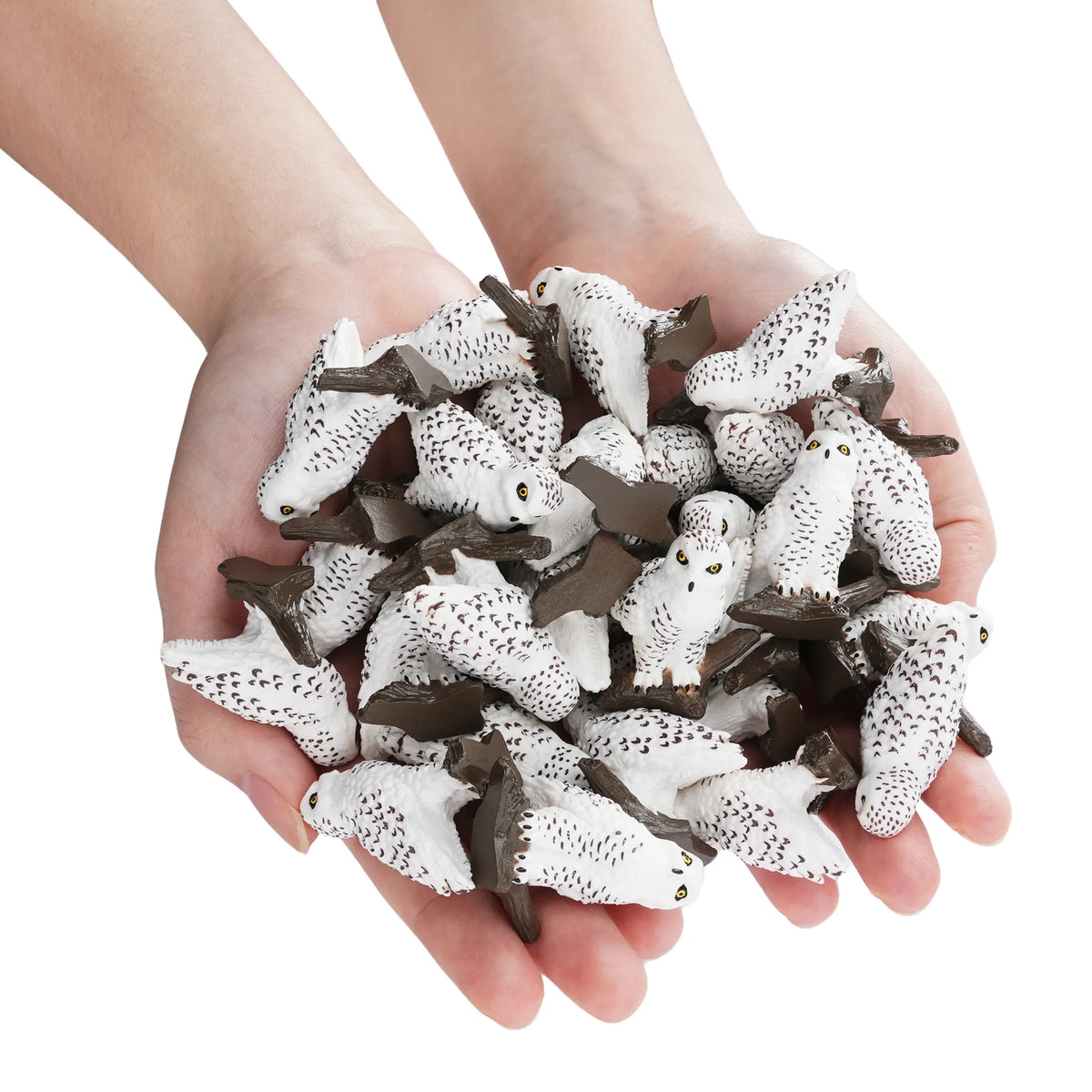 Mini Wonders 30-Piece Snowy Owl Figurines Pack-2
