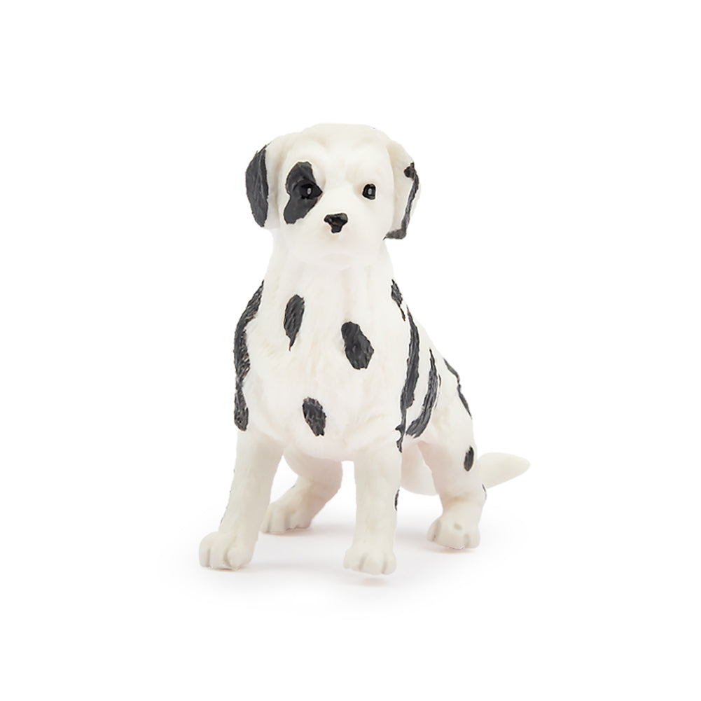 Toymany Mini Schwarz-weißer Doggenwelpen-Figuren-Spielzeug