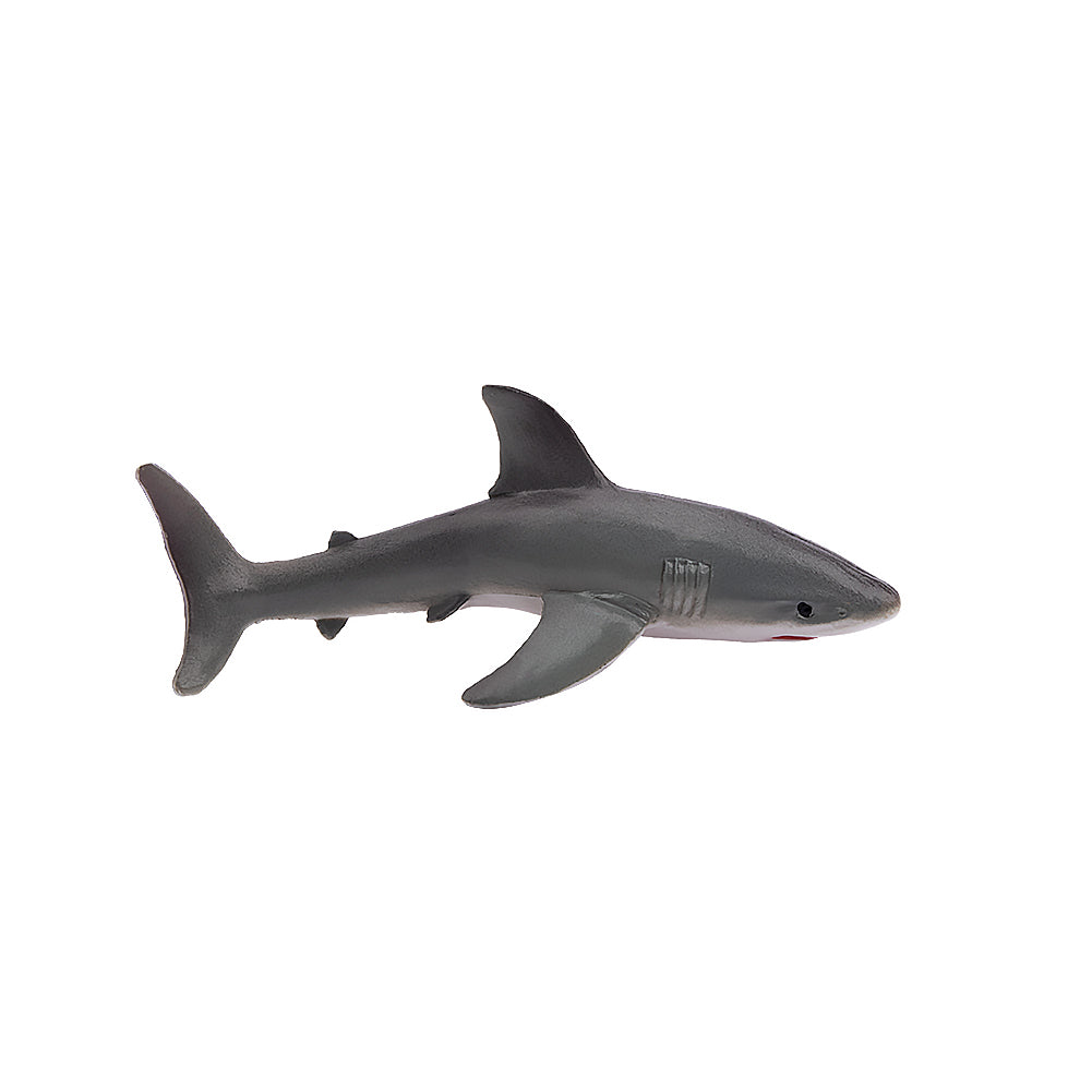 Toymany Great White Shark Figurine Toy - Small Size