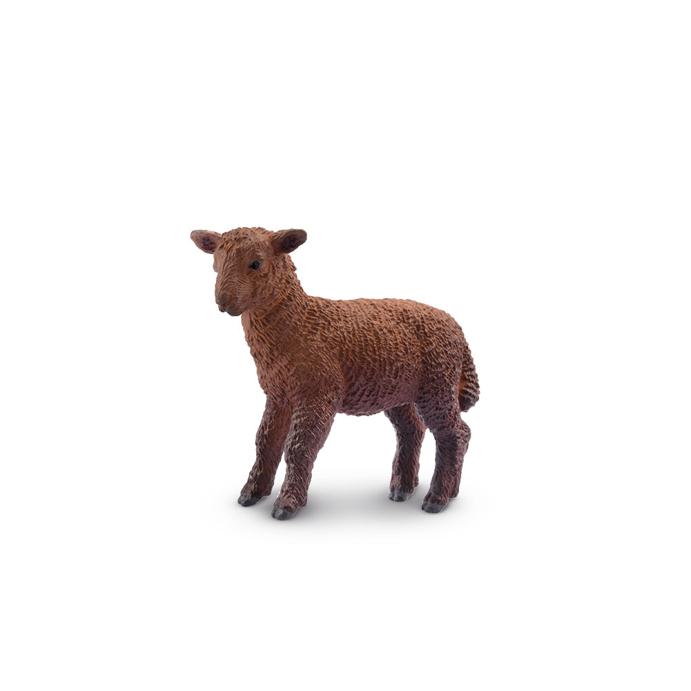 Toymany Ambling Dark-Haired Lamb Figurine Toy