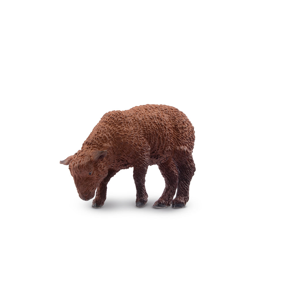 Toymany Foraging Dark-Haired Lamb Figurine Toy