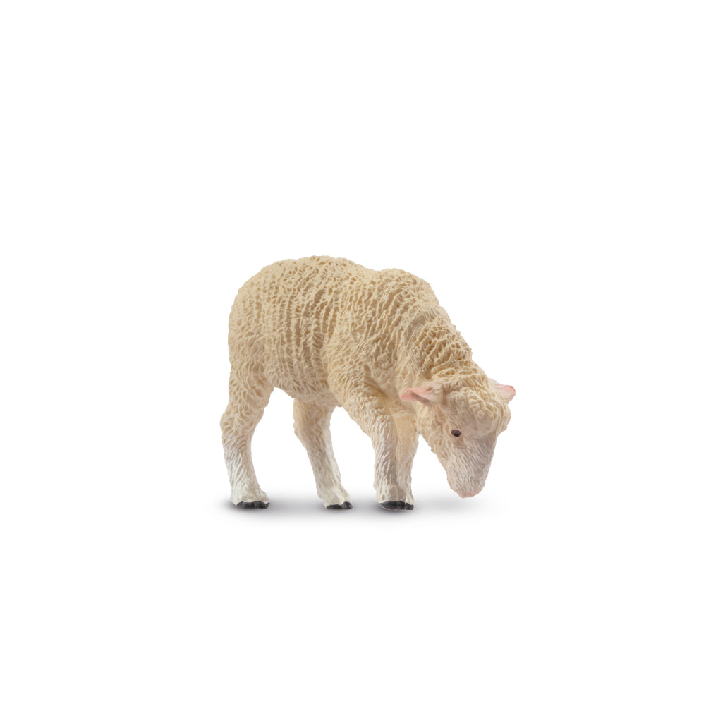Toymany Foraging Light-Haired Lamb Figurine Toy