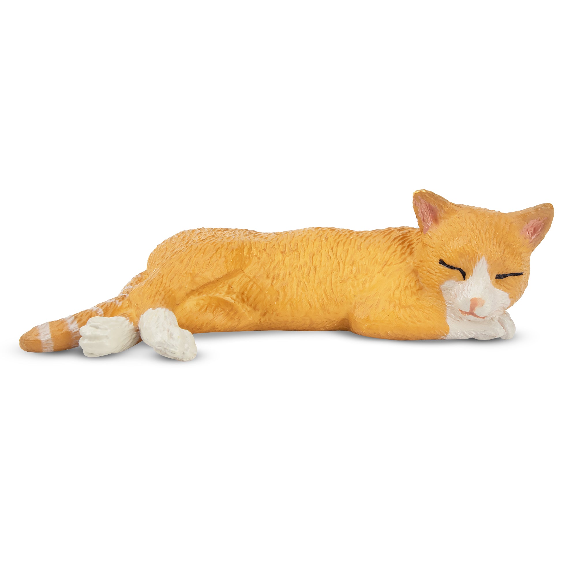 Toymany-Mini-Lying-Orange-Cat-Figurine-Toy