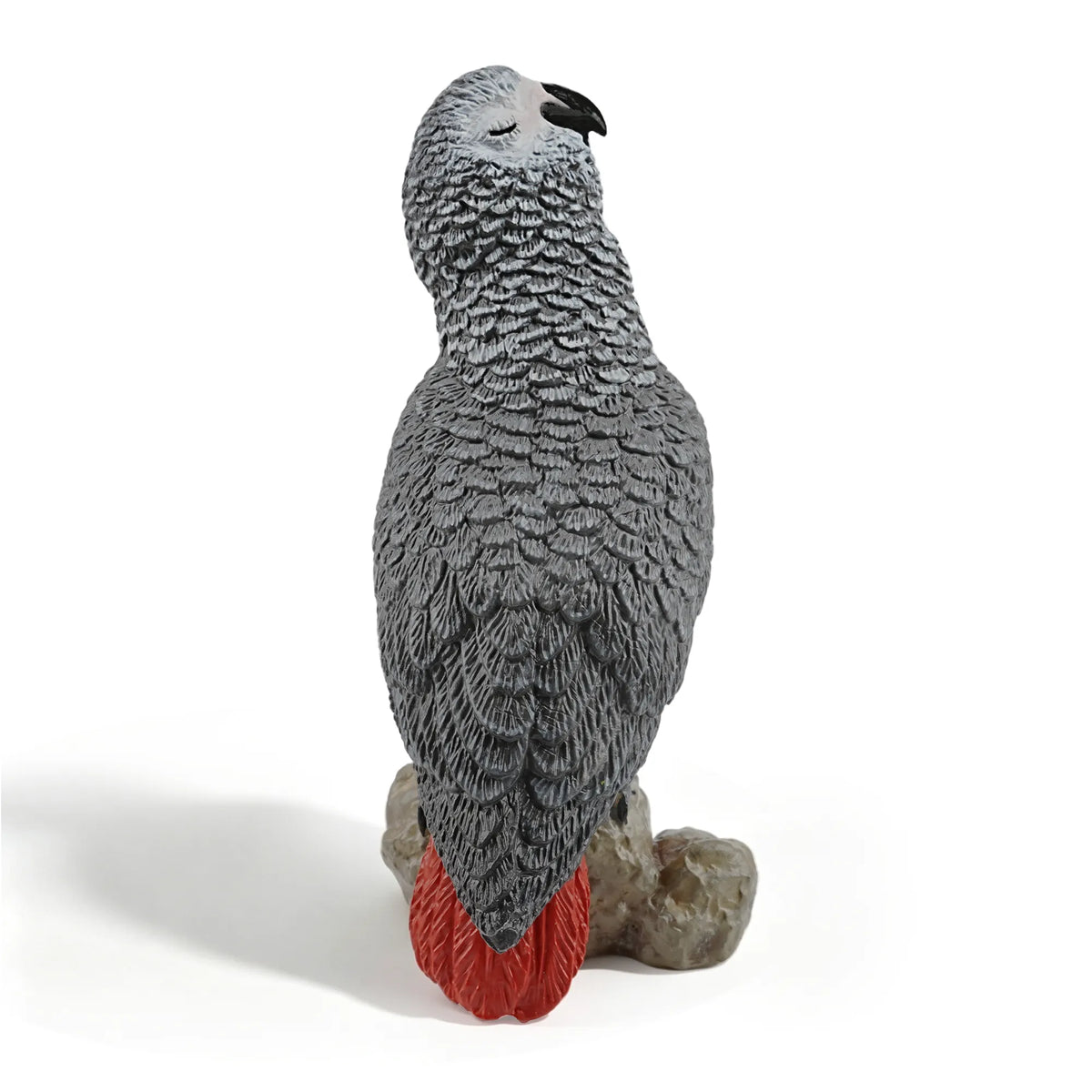 Toymany African Grey Parrot Figurine Toy-back