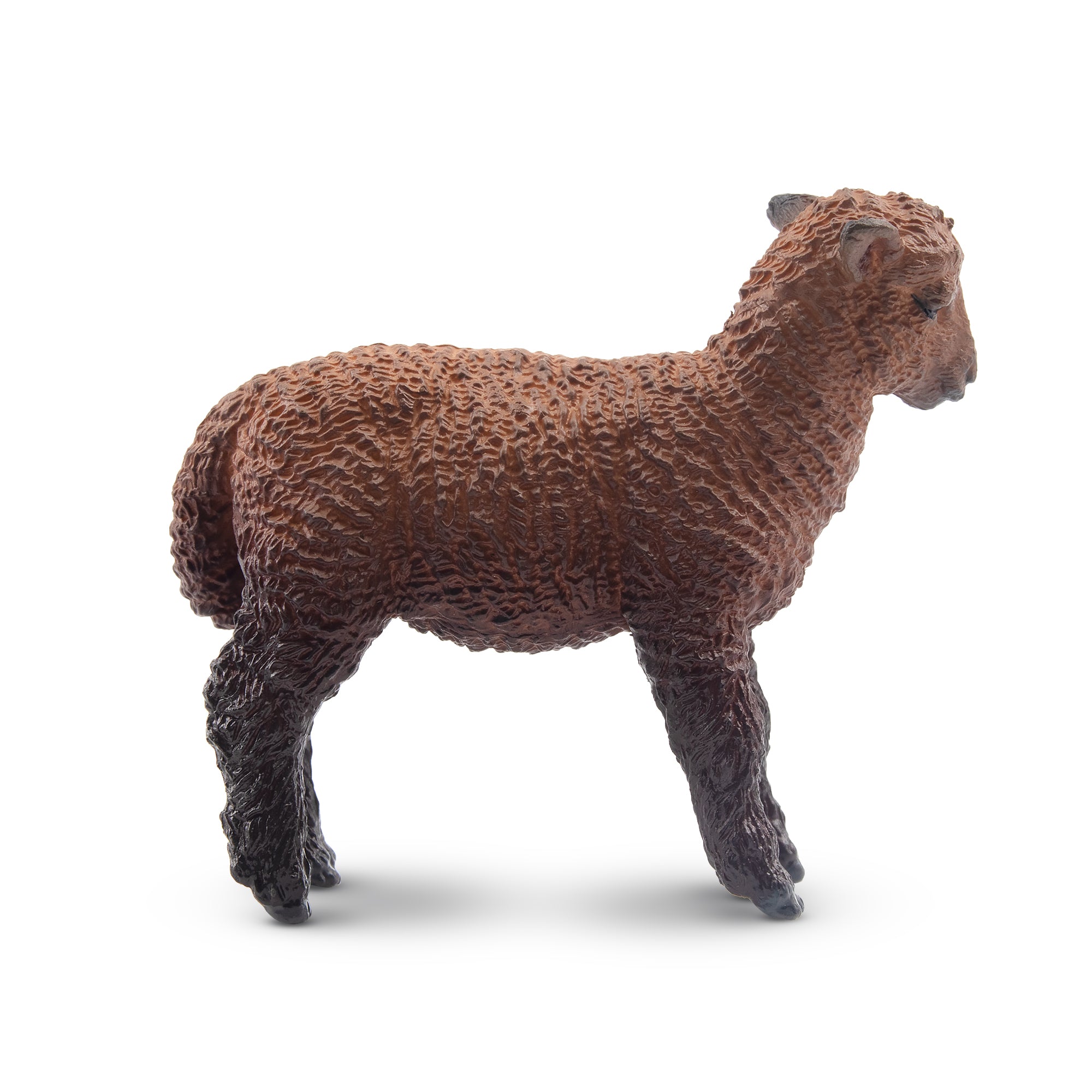 Toymany Ambling Dark-Haired Lamb Figurine Toy-2