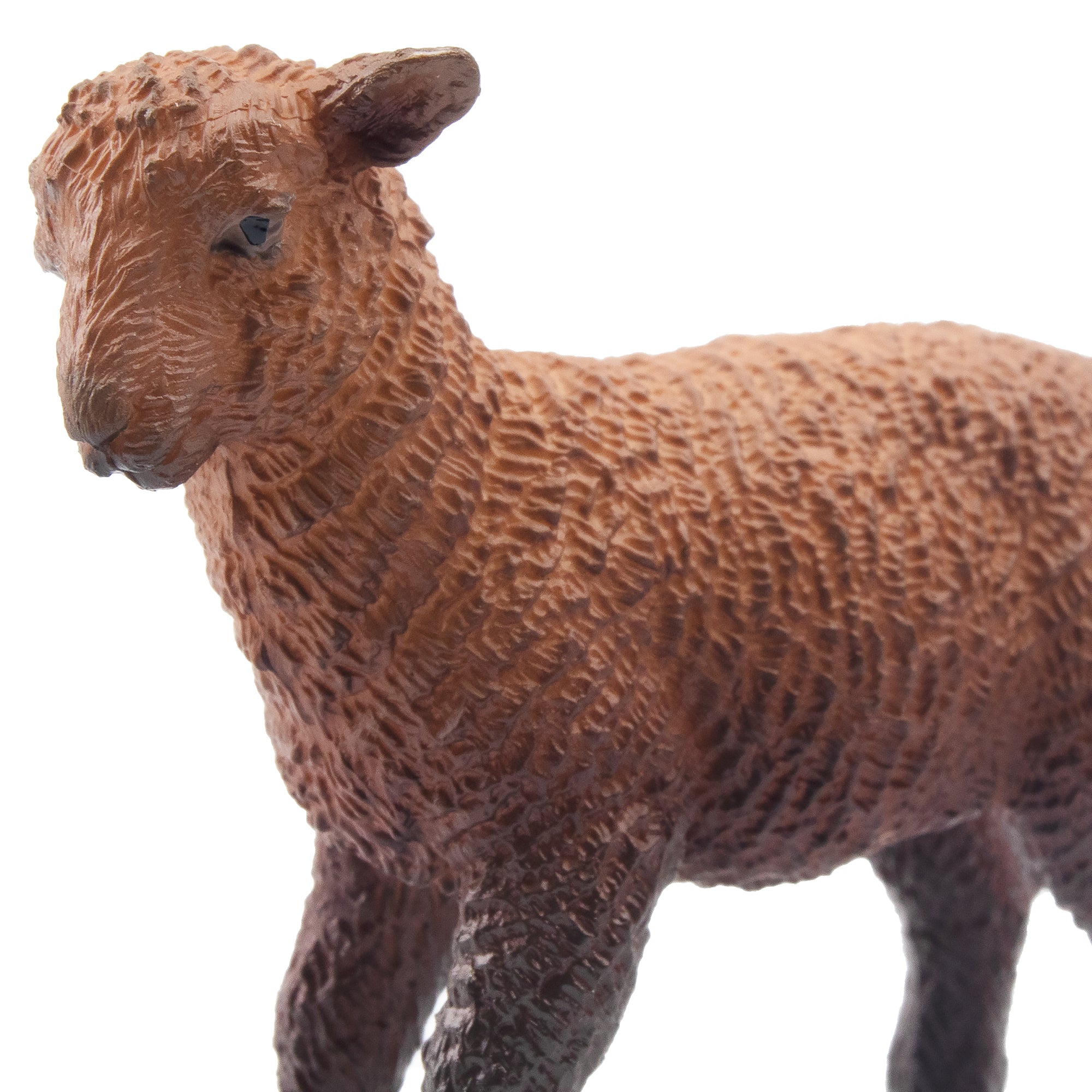 Toymany Ambling Dark-Haired Lamb Figurine Toy-detail