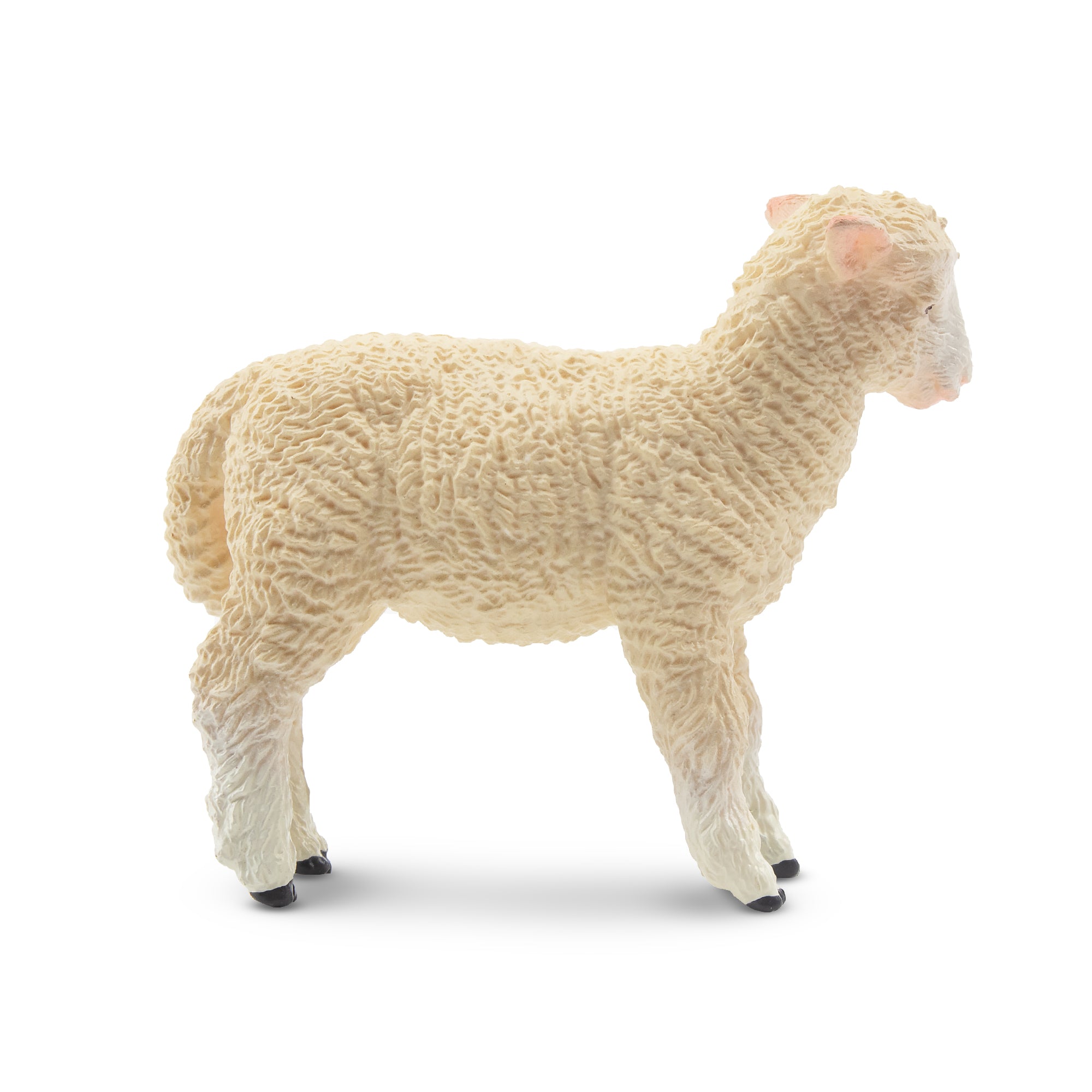 Toymany Ambling Light-Haired Lamb Figurine Toy-2