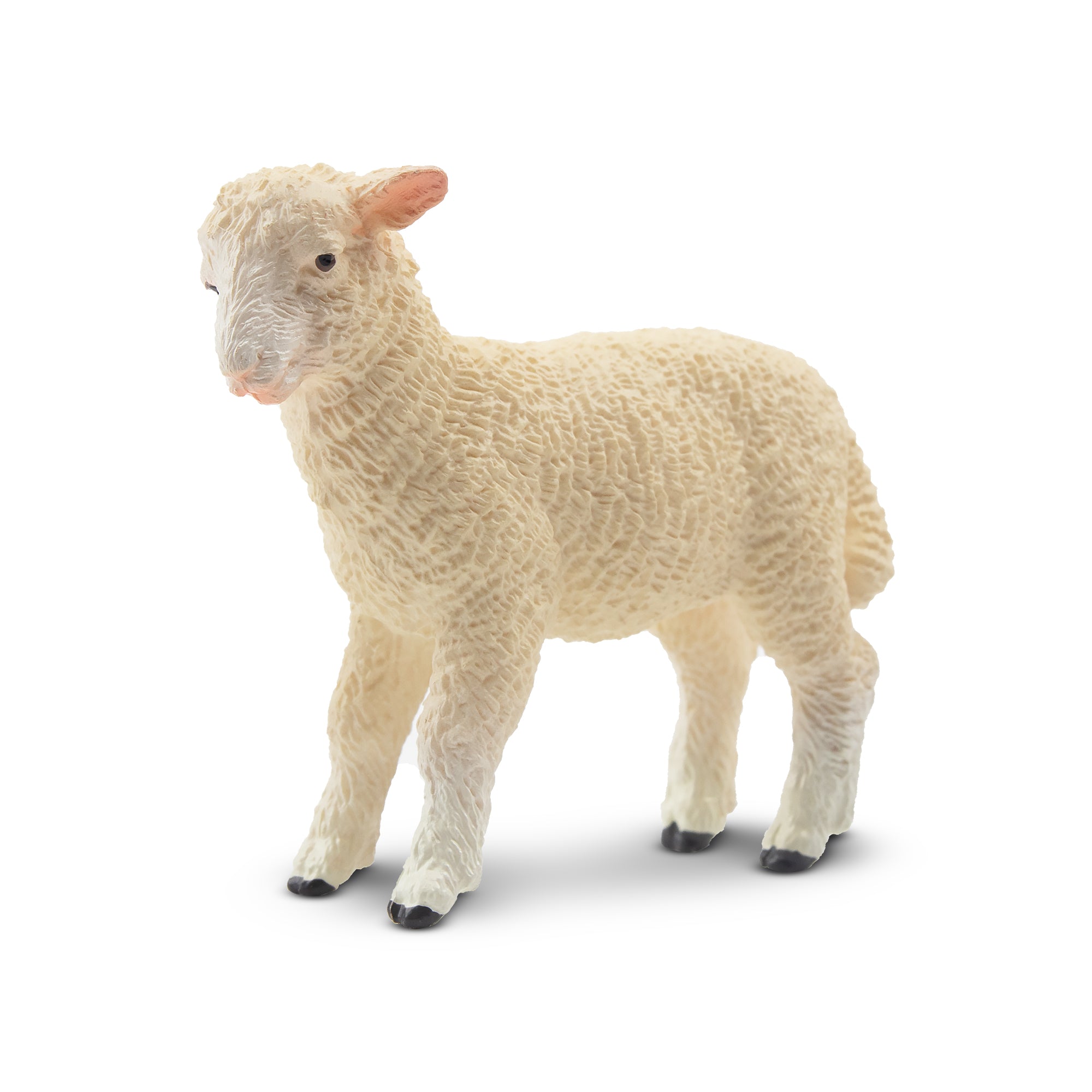 Toymany Ambling Light-Haired Lamb Figurine Toy-front