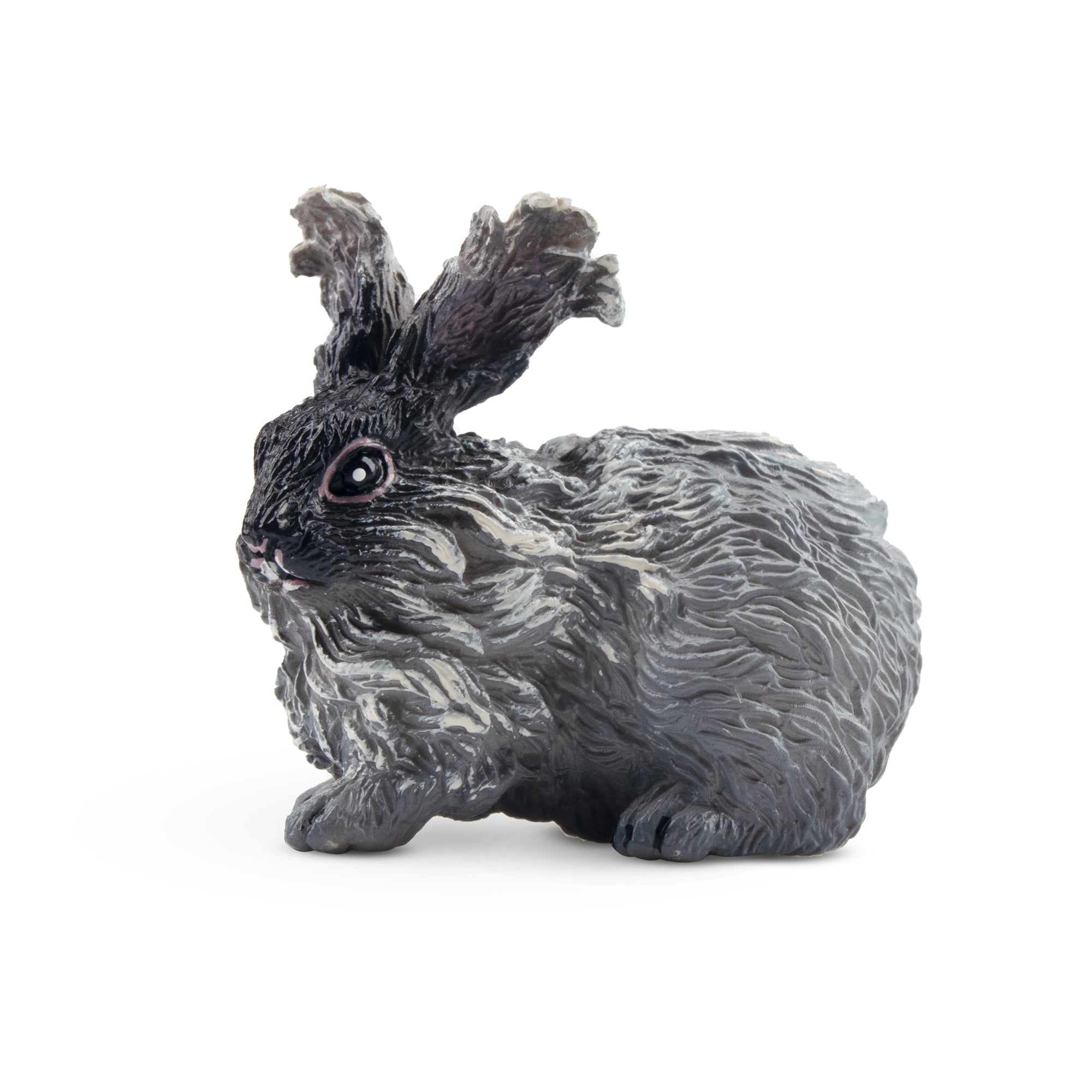 Toymany Angora Rabbit Figurine Toy-side