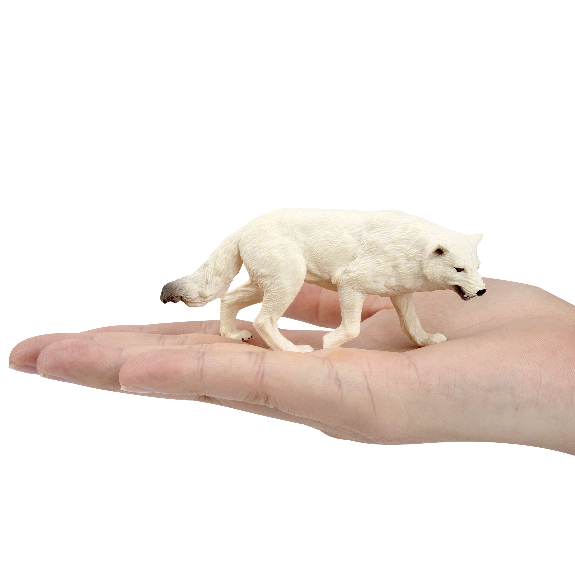 Toymany Arctic Wolf Figurine Toy-on hand