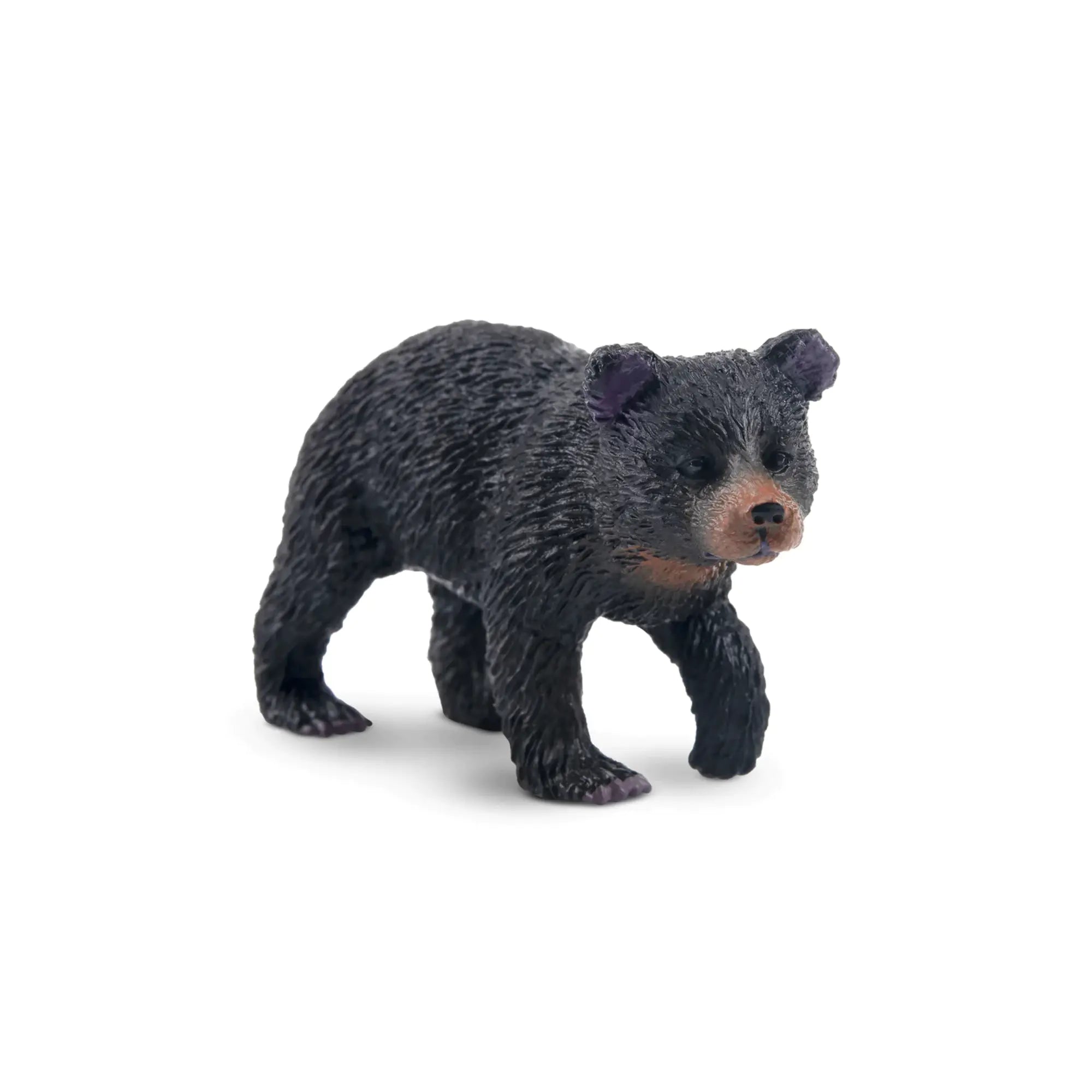Toymany Black Bear Cub with Raised Paws Figurine Toy