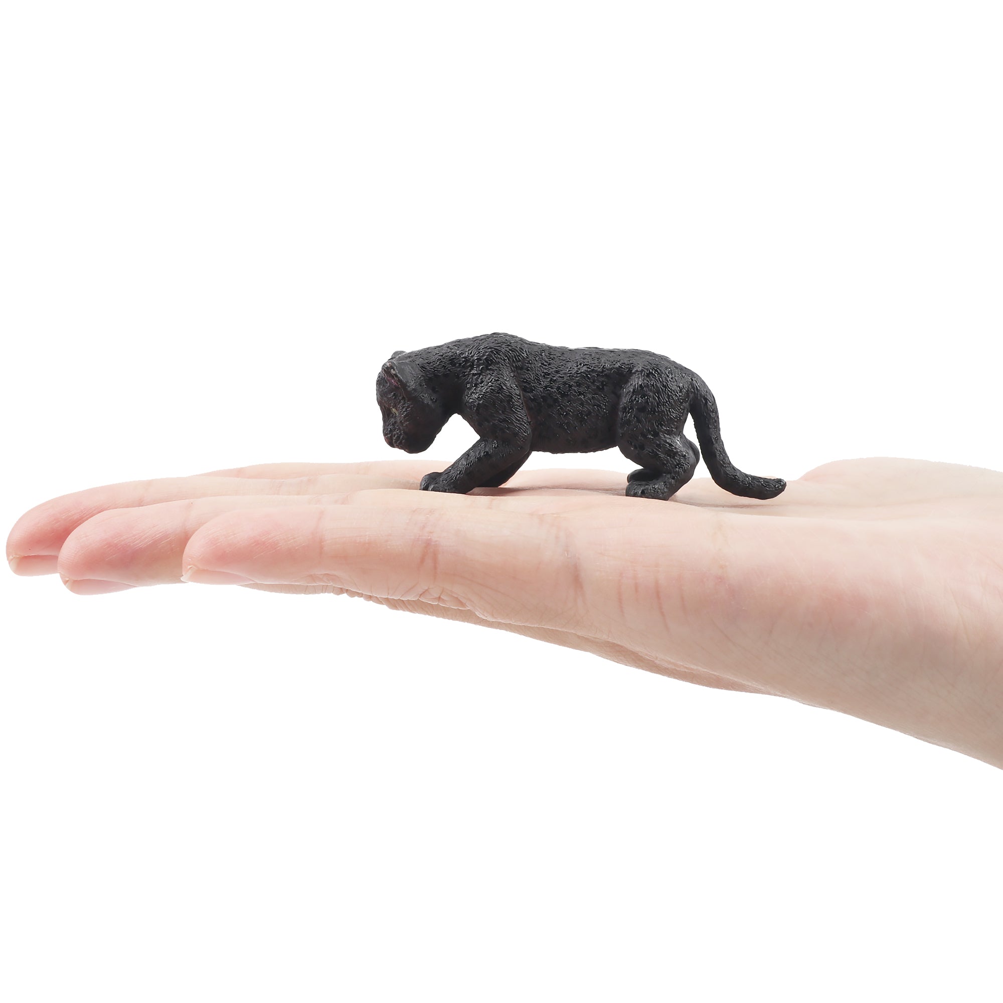 Toymany Black Leopard Cub Figurine Toy-on hand