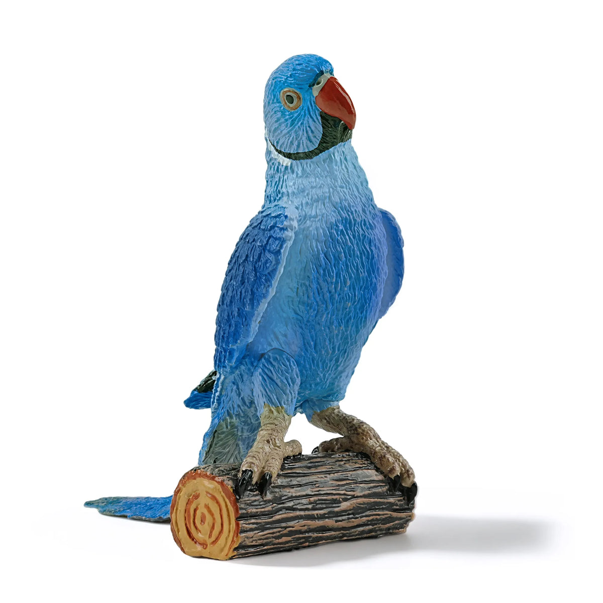 Toymany Blue Rose-ringed Parakeet Figurine Toy-2