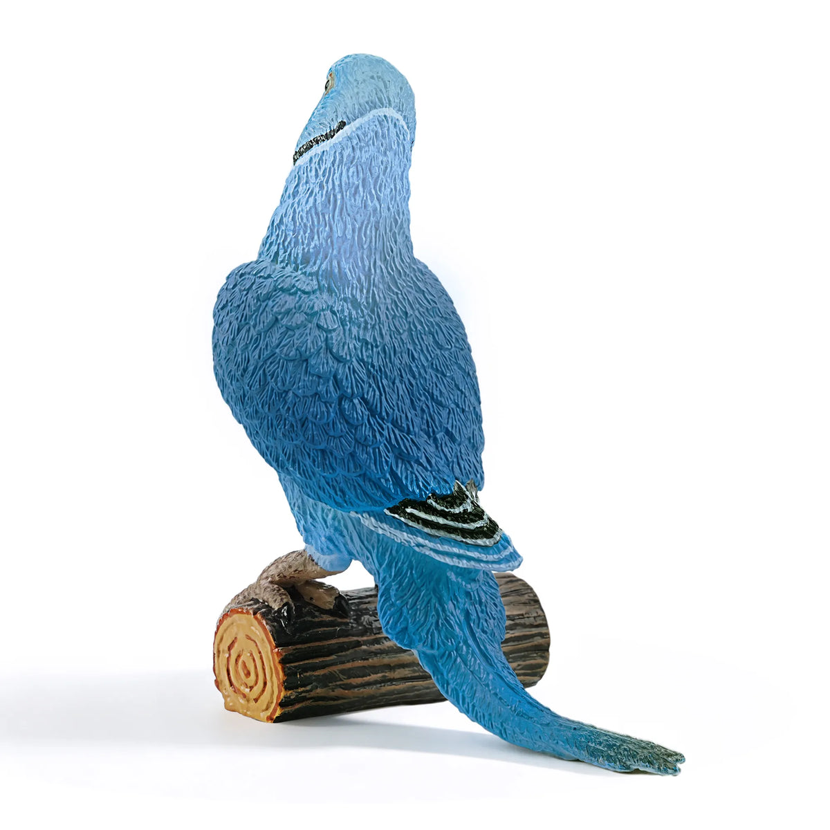 Toymany Blue Rose-ringed Parakeet Figurine Toy-3