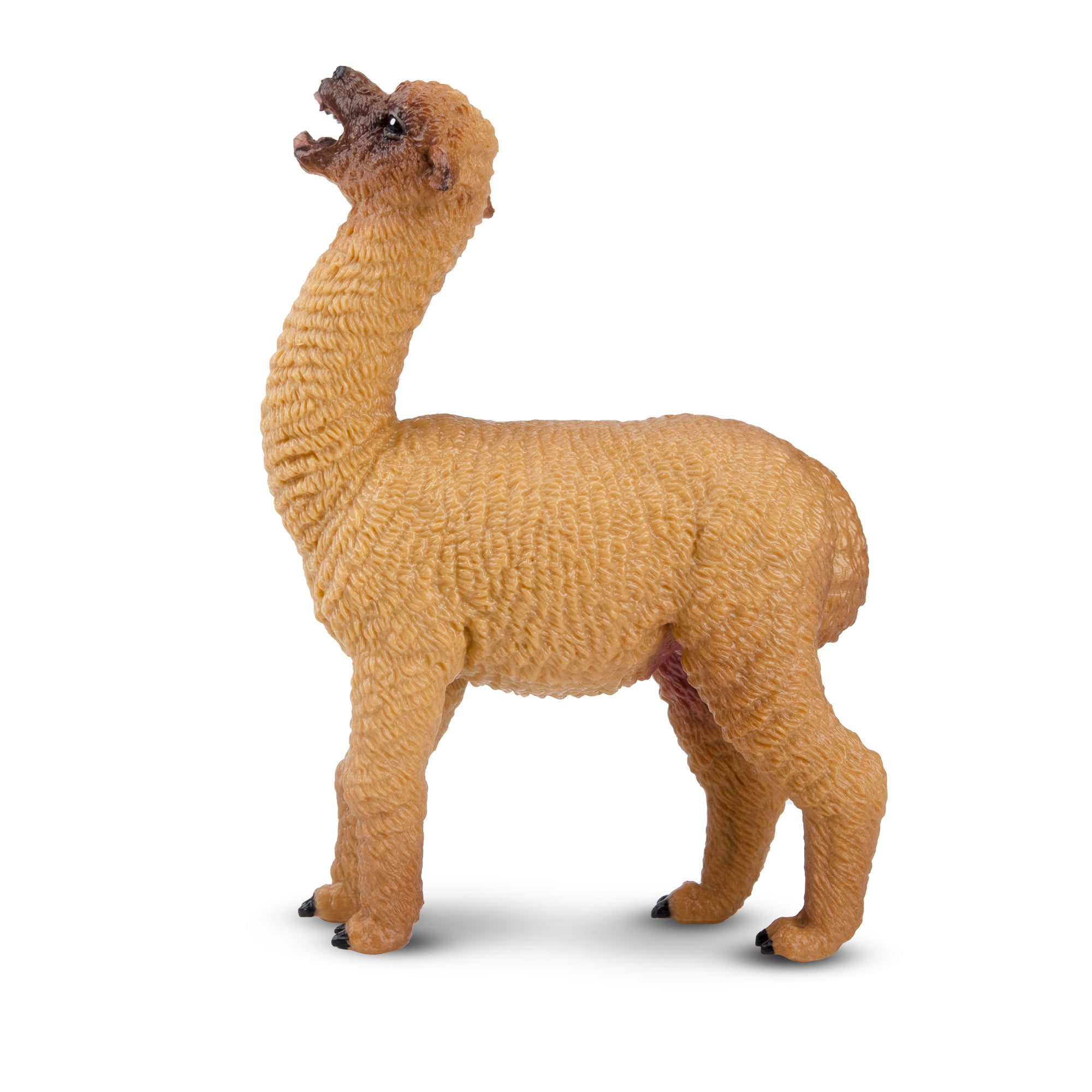 Toymany Brown Female Alpaca Figurine Toy-left