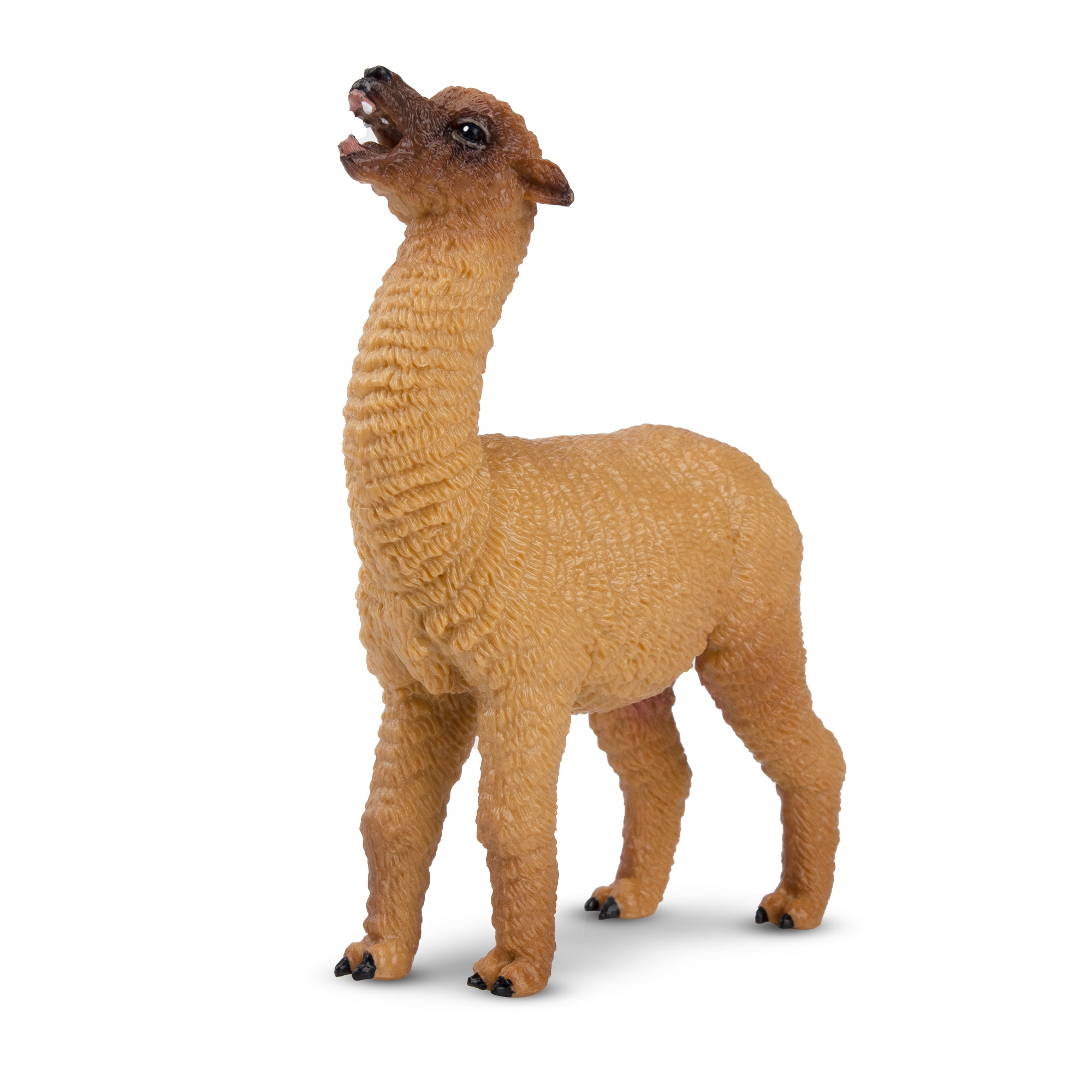 Toymany Brown Female Alpaca Figurine Toy