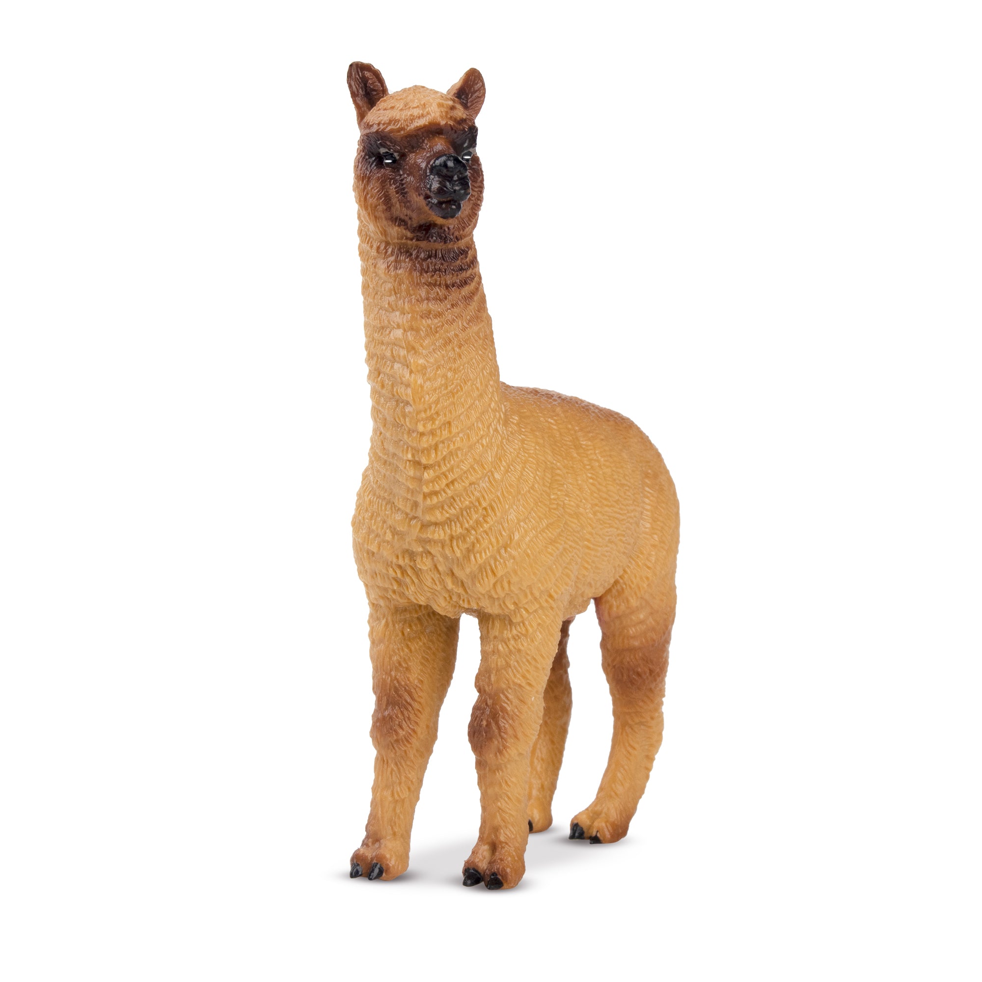 Toymany Brown Male Alpaca Figurine Toy