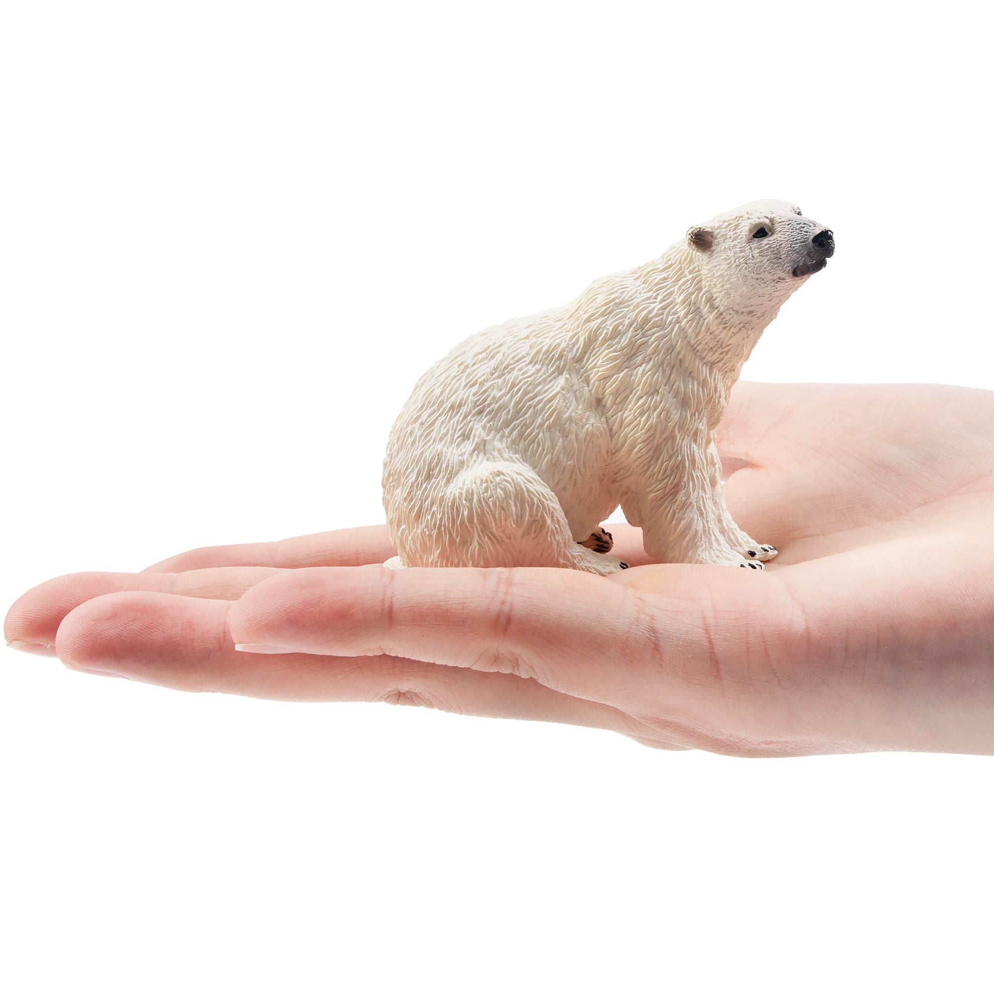 Toymany Female Polar Bear Figurine Toy-on hand