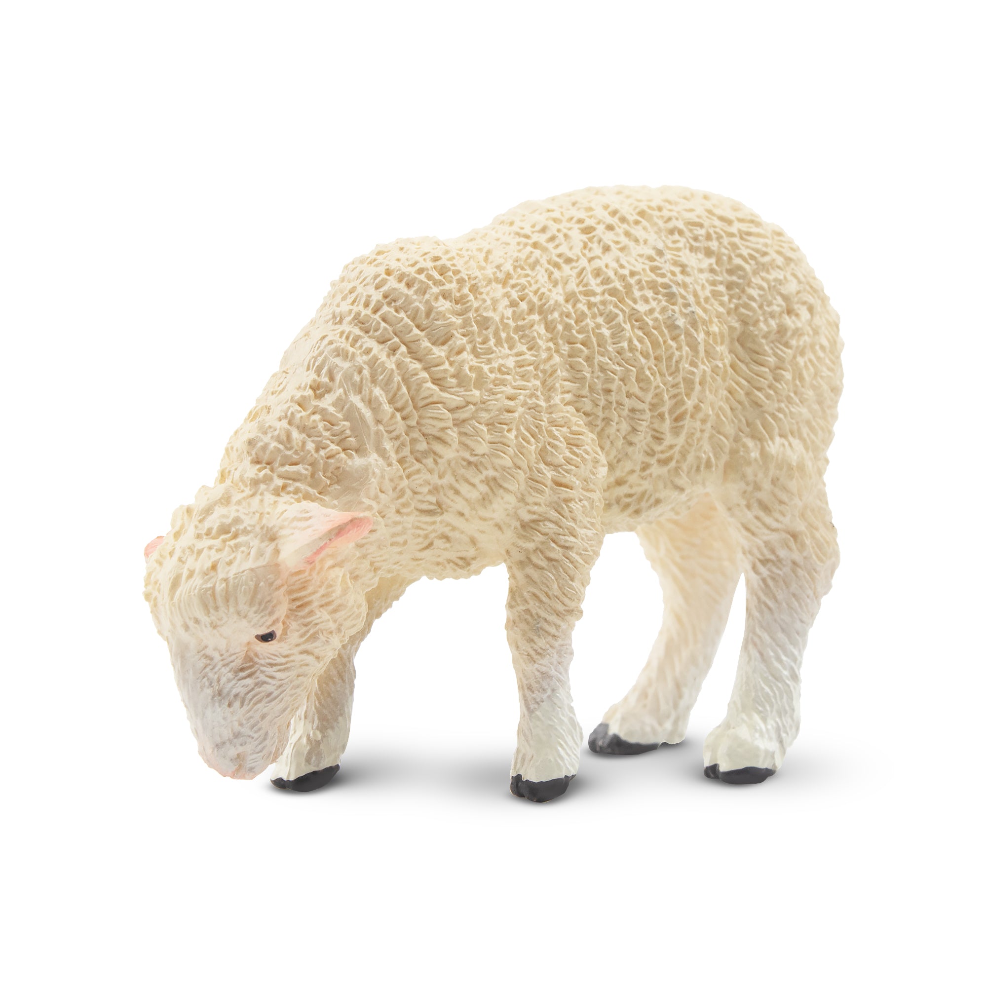 Toymany Foraging Light-Haired Lamb Figurine Toy-front