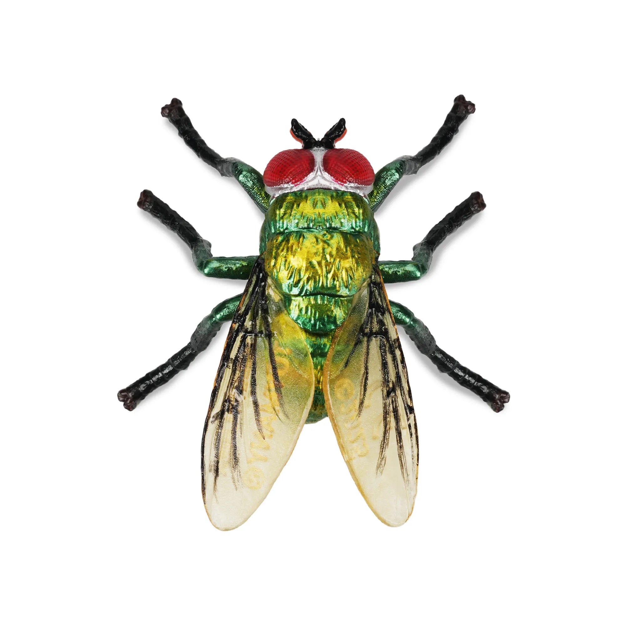 Toymany Green Bottle Fly Figurine Toy