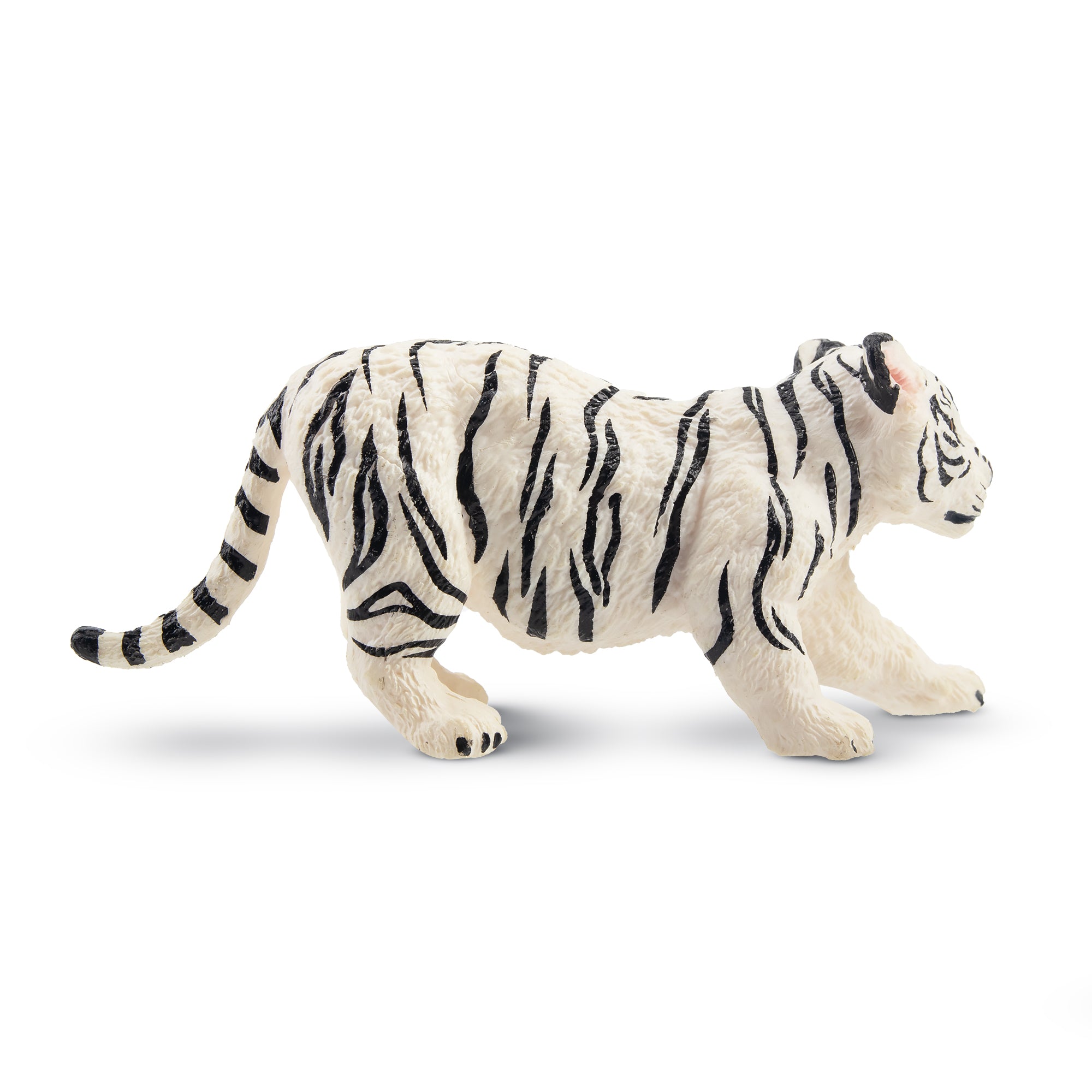 Toymany Hunting White Tiger Cub Figurine Toy-2