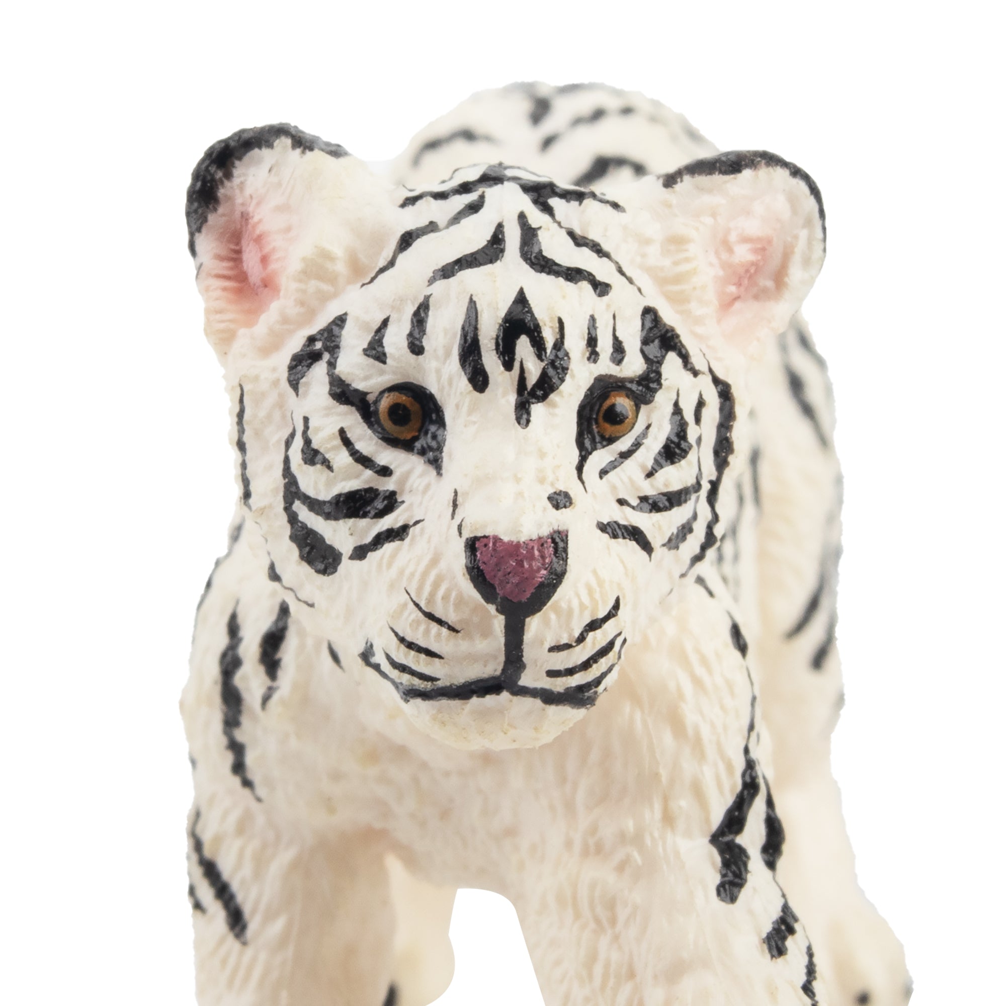 Toymany Hunting White Tiger Cub Figurine Toy-detail