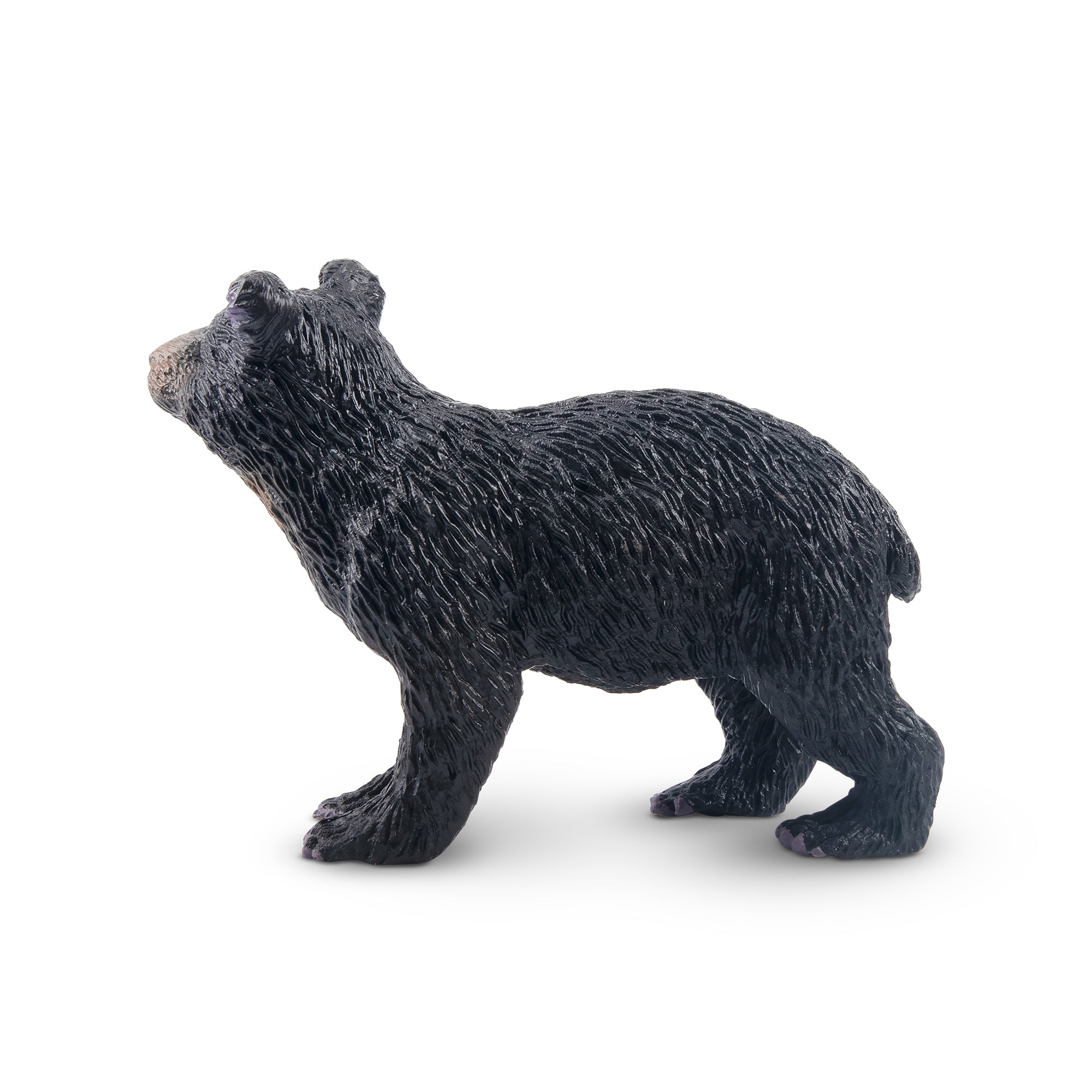 Toymany Looking Up Black Bear Cub Figurine Toy-detail 2