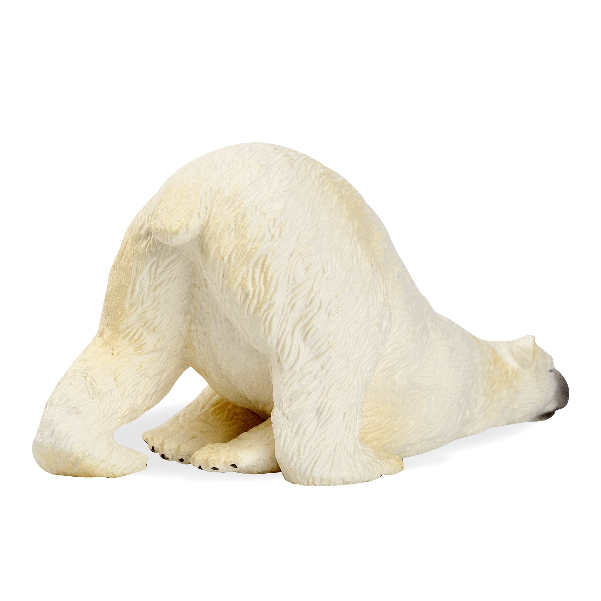 Toymany Lying Adult Polar Bear Figurine Toy-2