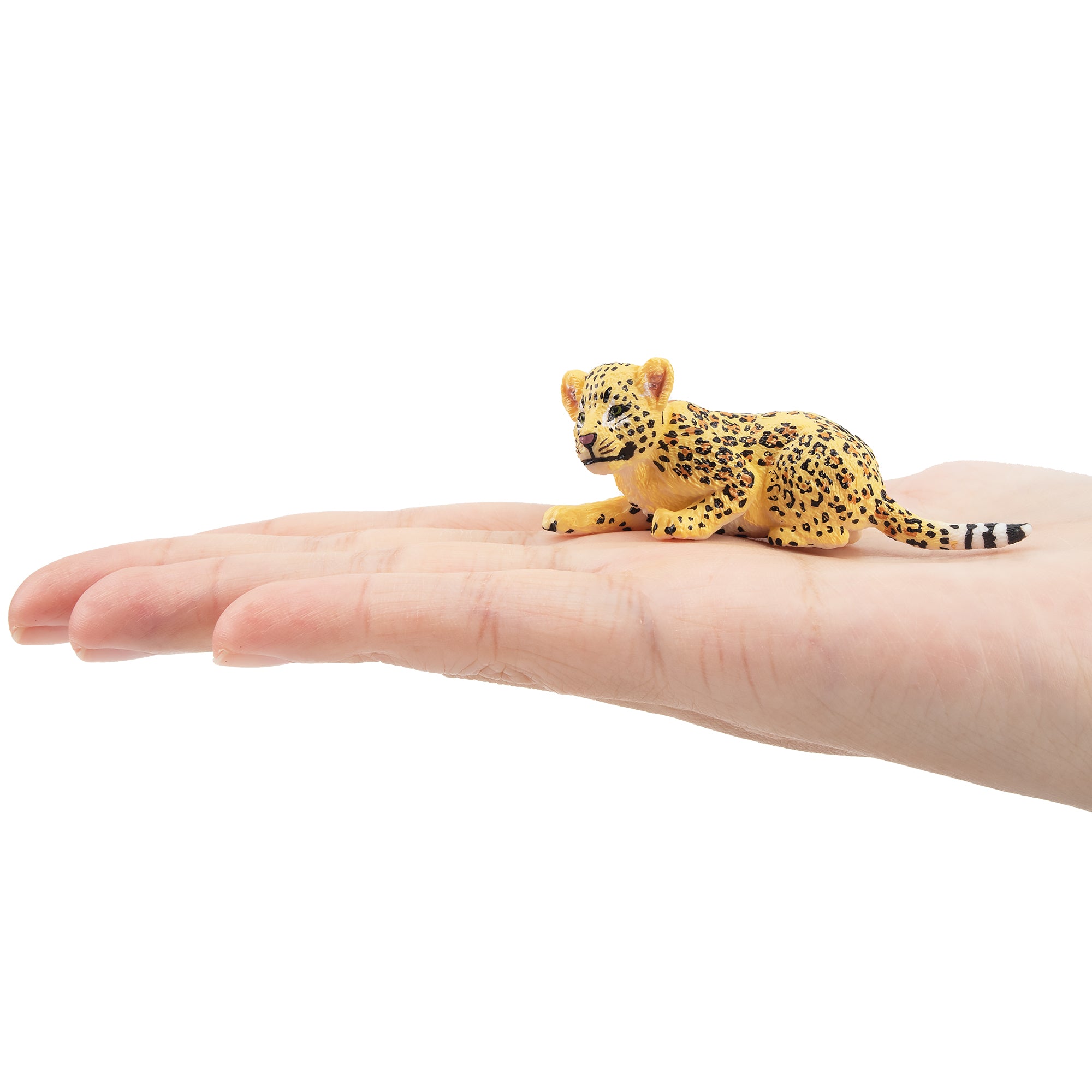 Toymany Lying Leopard Cub Figurine Toy-on hand