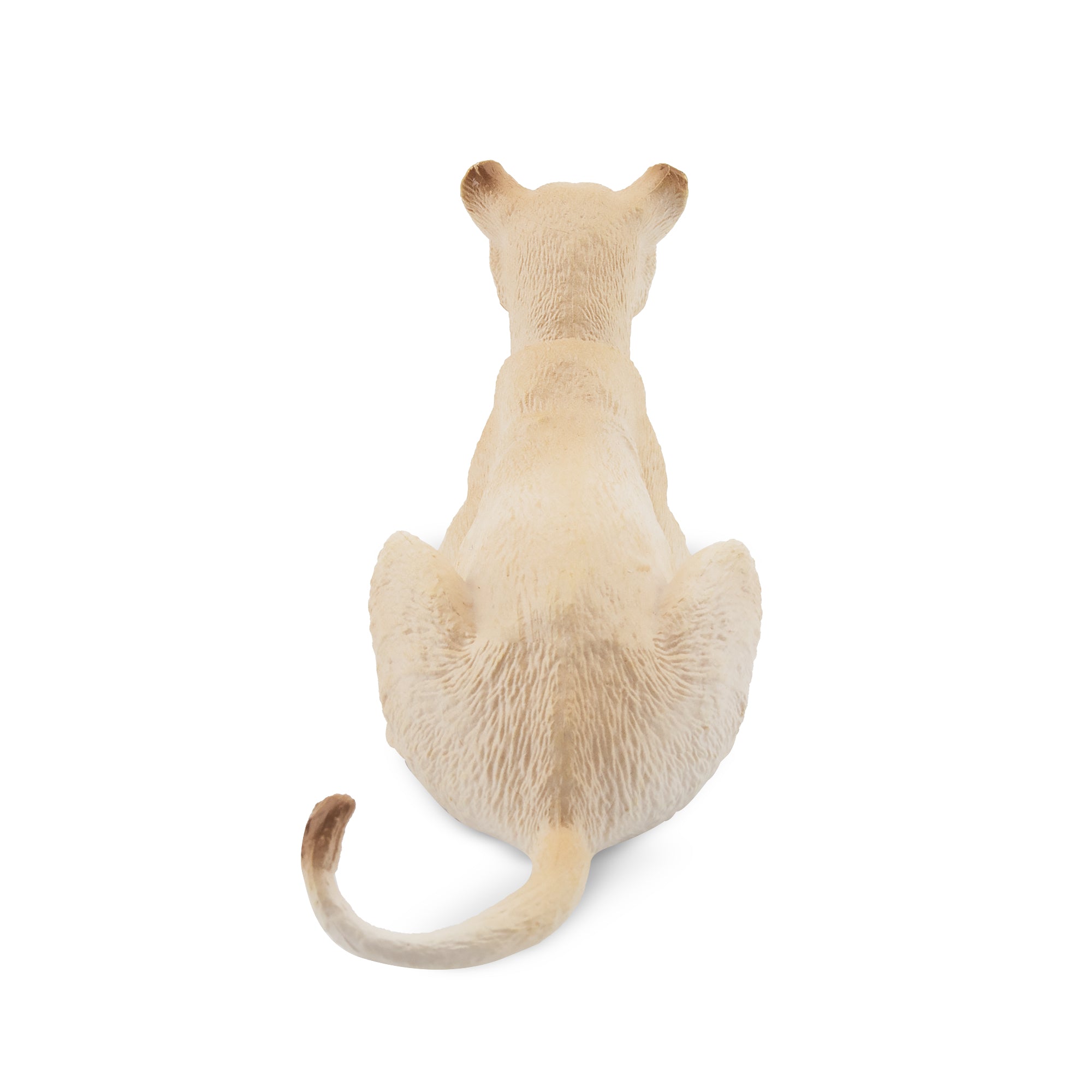 Toymany Lying White Lioness Figurine Toy-back