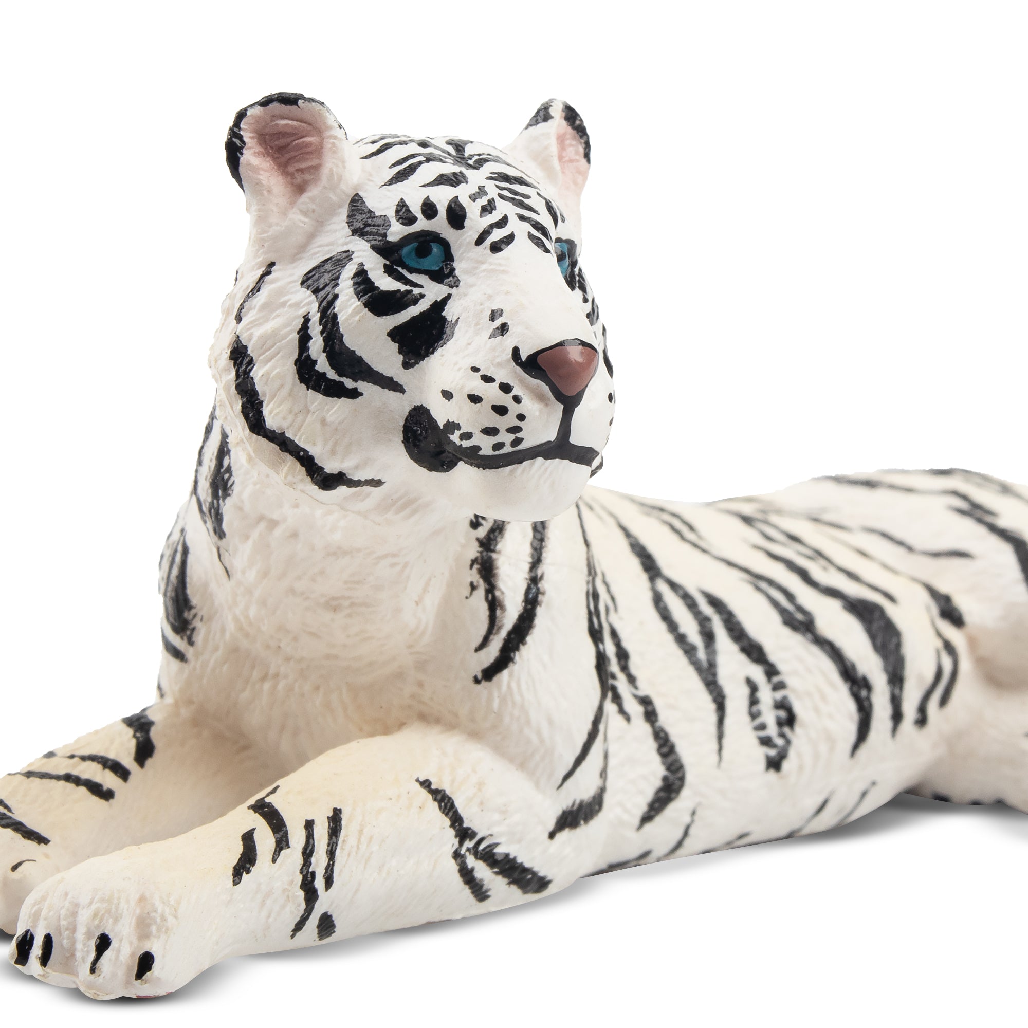 Toymany Lying White Tigress Figurine Toy-detail