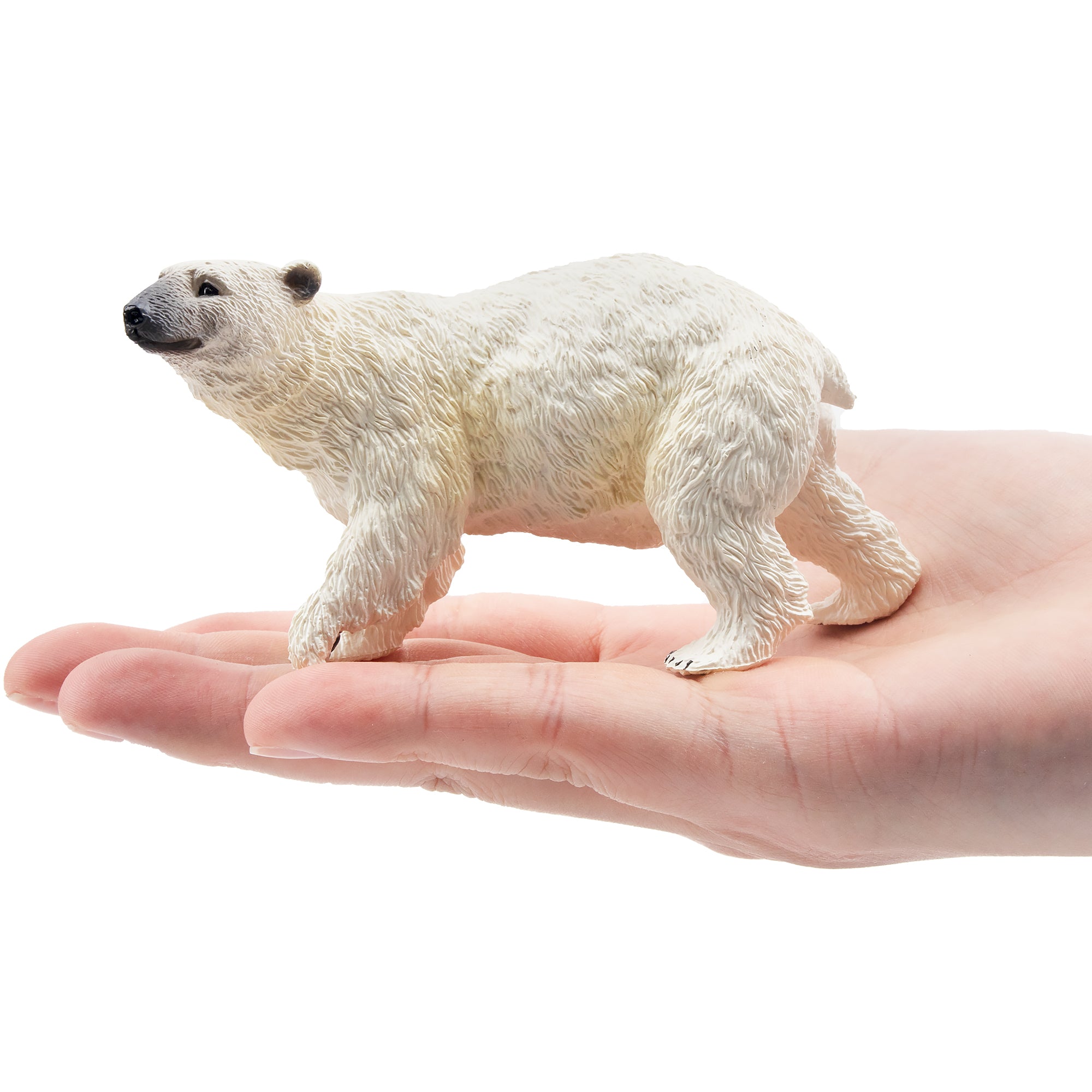 Toymany Male Polar Bear Figurine Toy-on hand