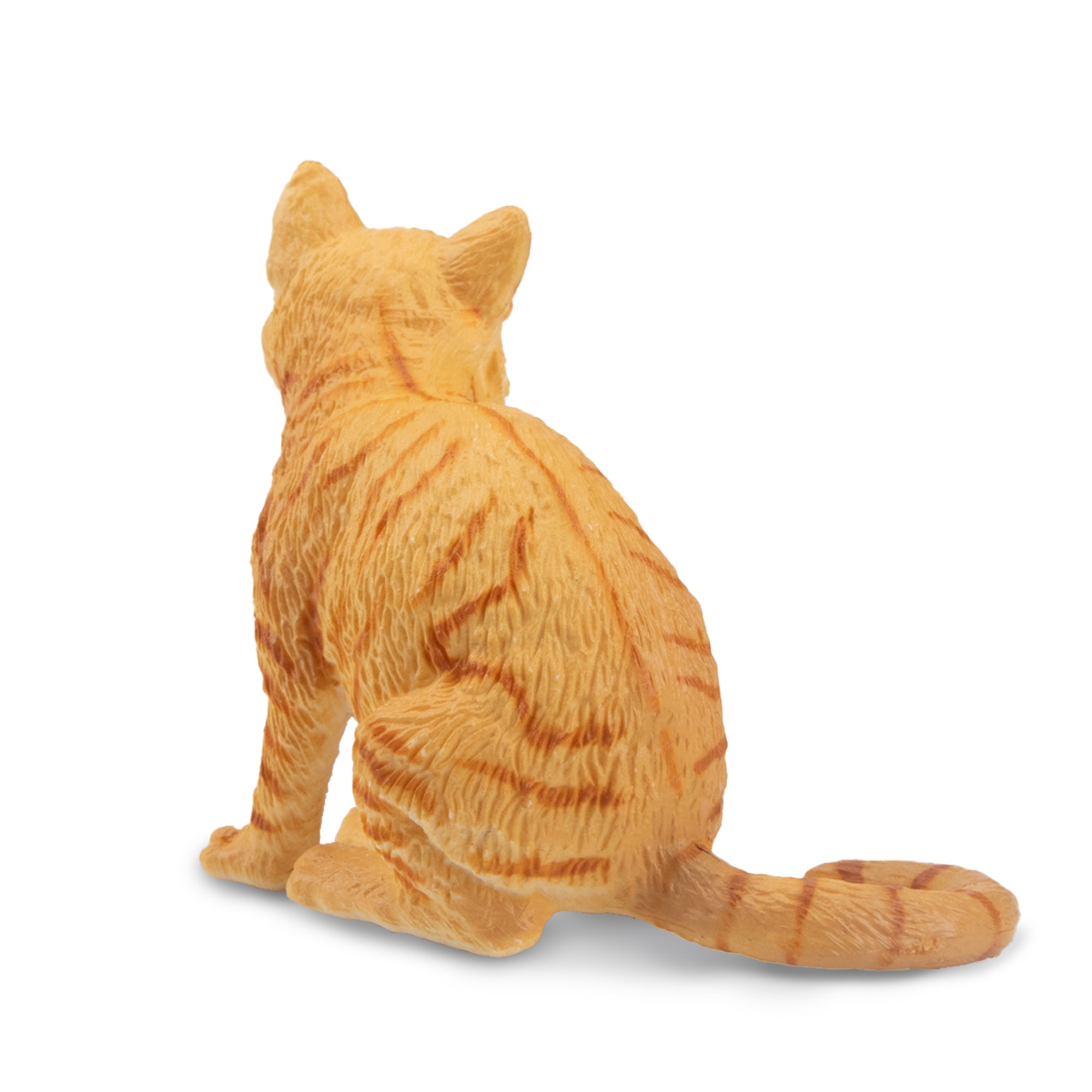 Toymany Mini Gazing Orange American Wirehair Cat Figurine Toy-back