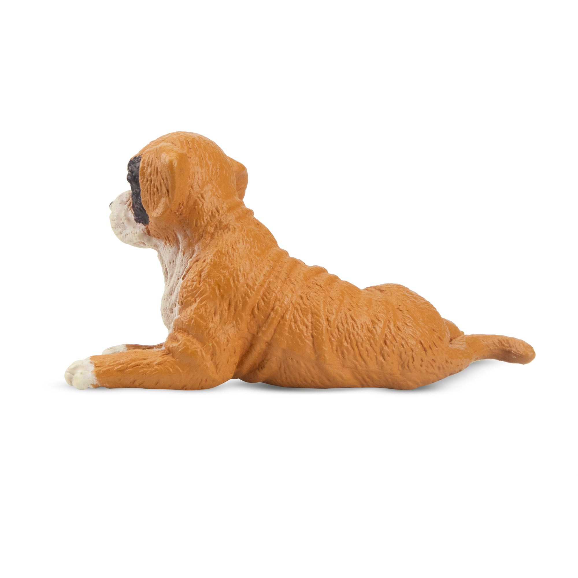 Toymany Mini Lying Boxer Puppy Figurine Toy-2