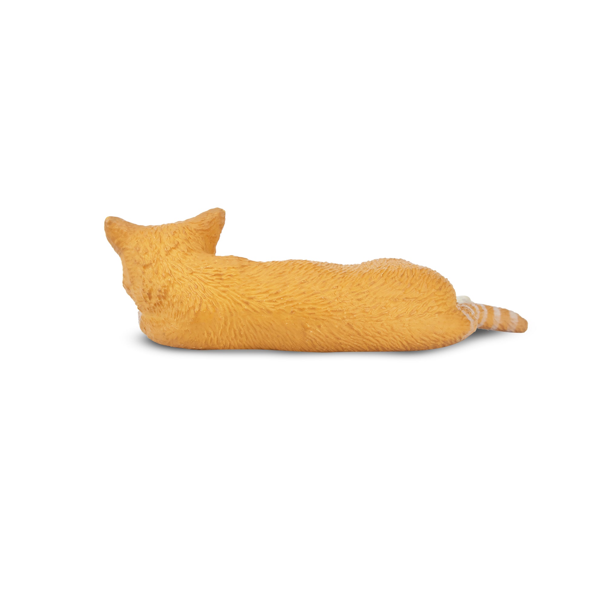Toymany Mini Lying Orange Cat Figurine Toy-2