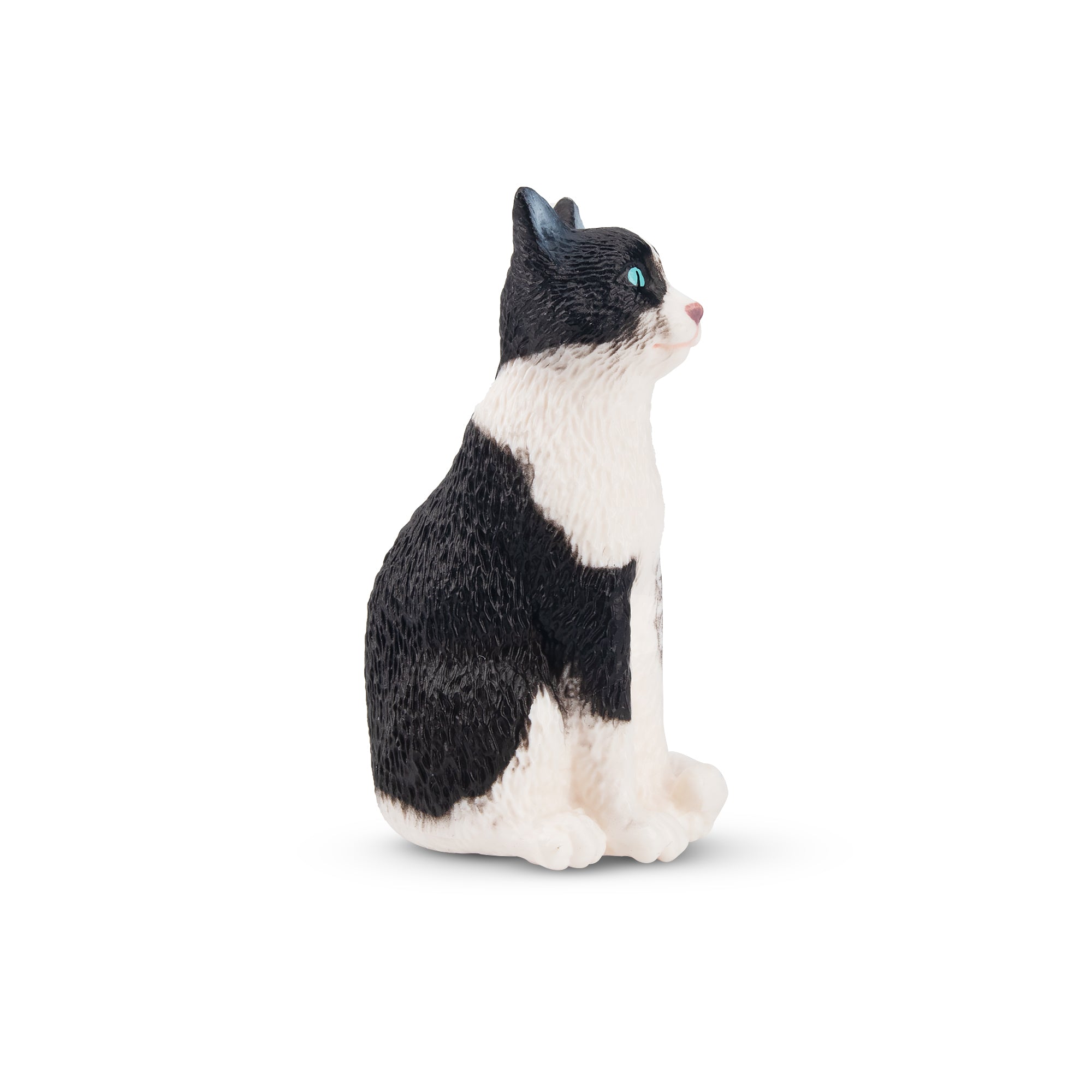 Toymany Mini Perched Tuxedo Cat Figurine Toy-side 1