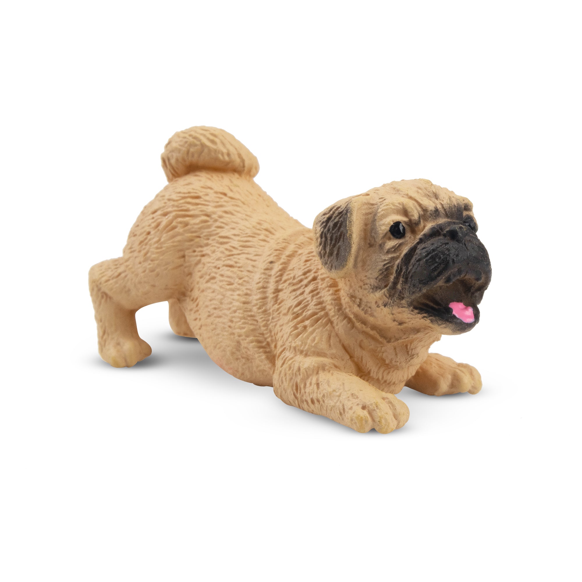 Toymany Mini Playful Pug Puppy Figurine Toy