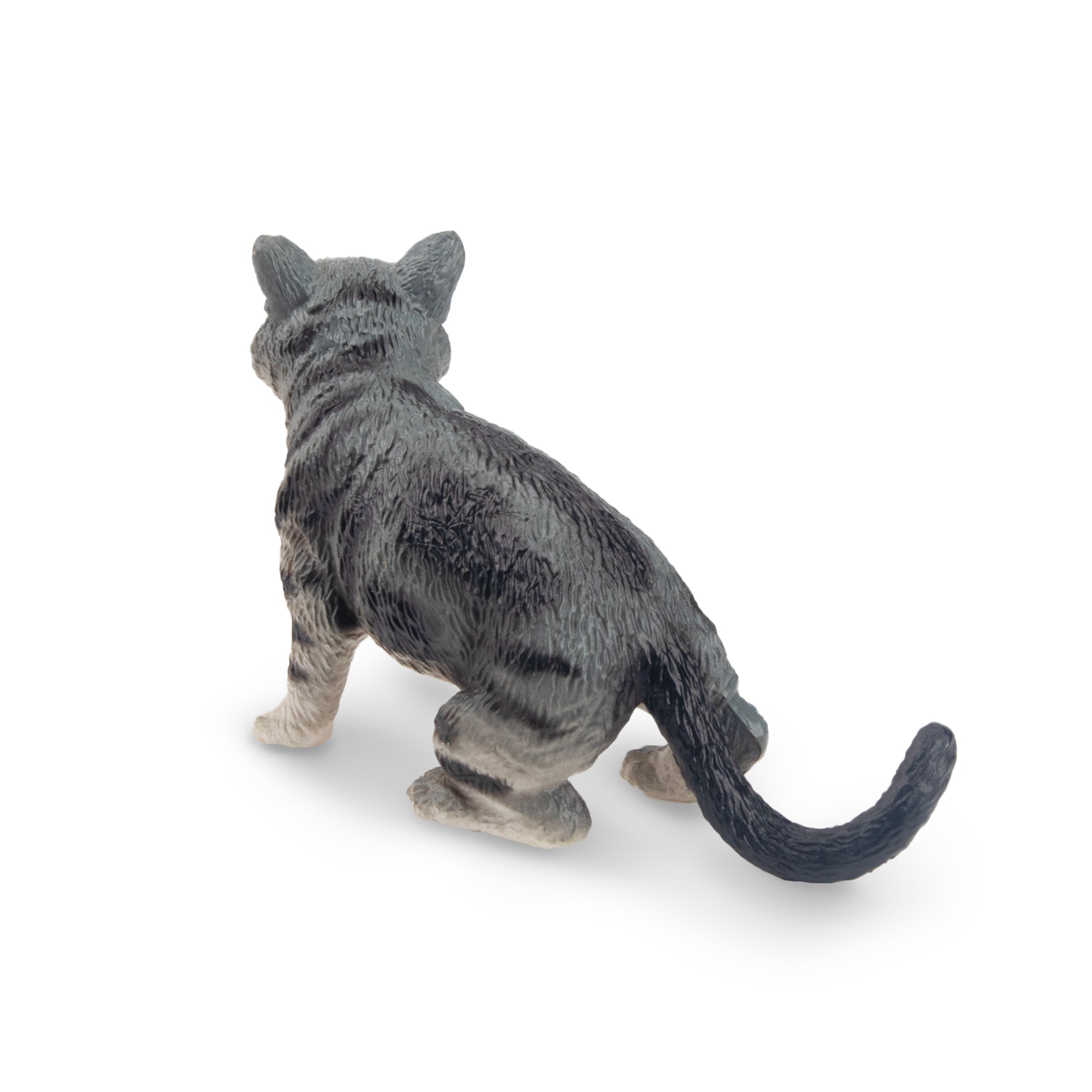 Toymany Mini Prowling American Shorthair Cat Figurine Toy-back