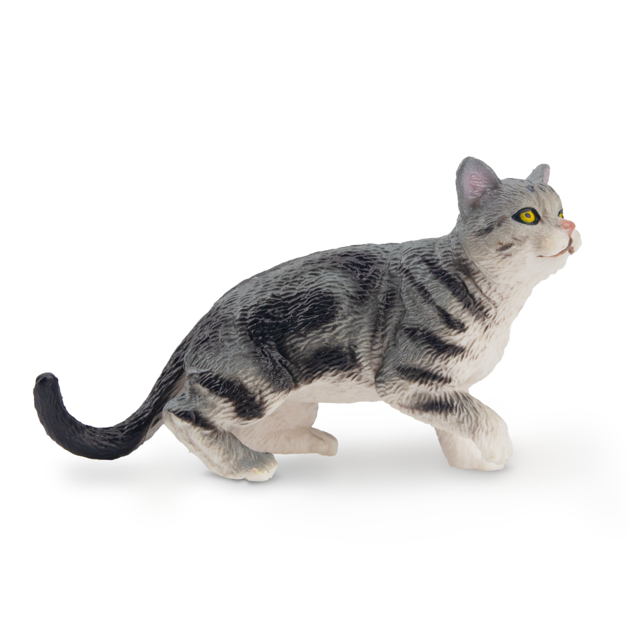 Toymany Mini Prowling American Shorthair Cat Figurine Toy